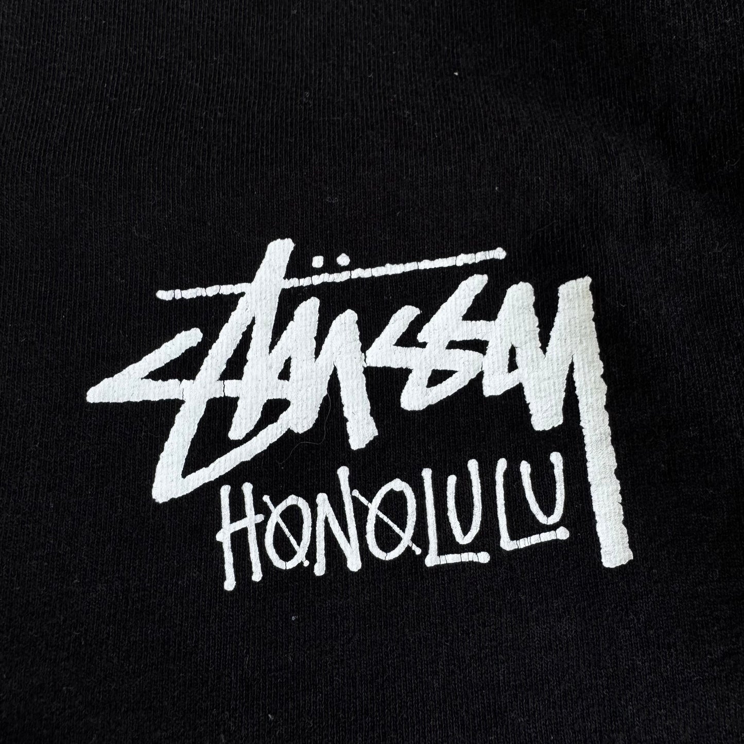 Stüssy Honolulu Black Tee