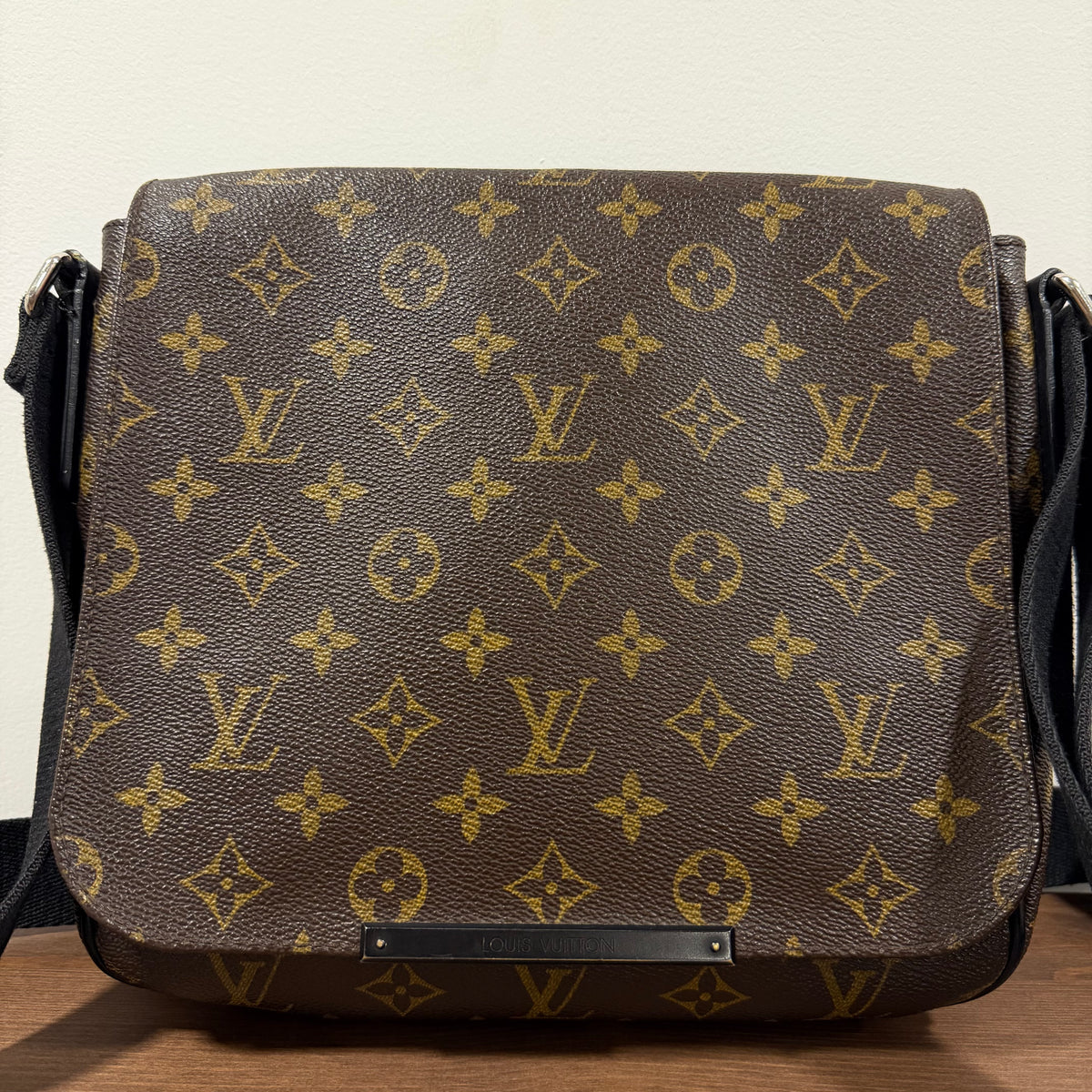 Louis Vuitton District Messenger Bag PM Brown Macassar Monogram Canvas