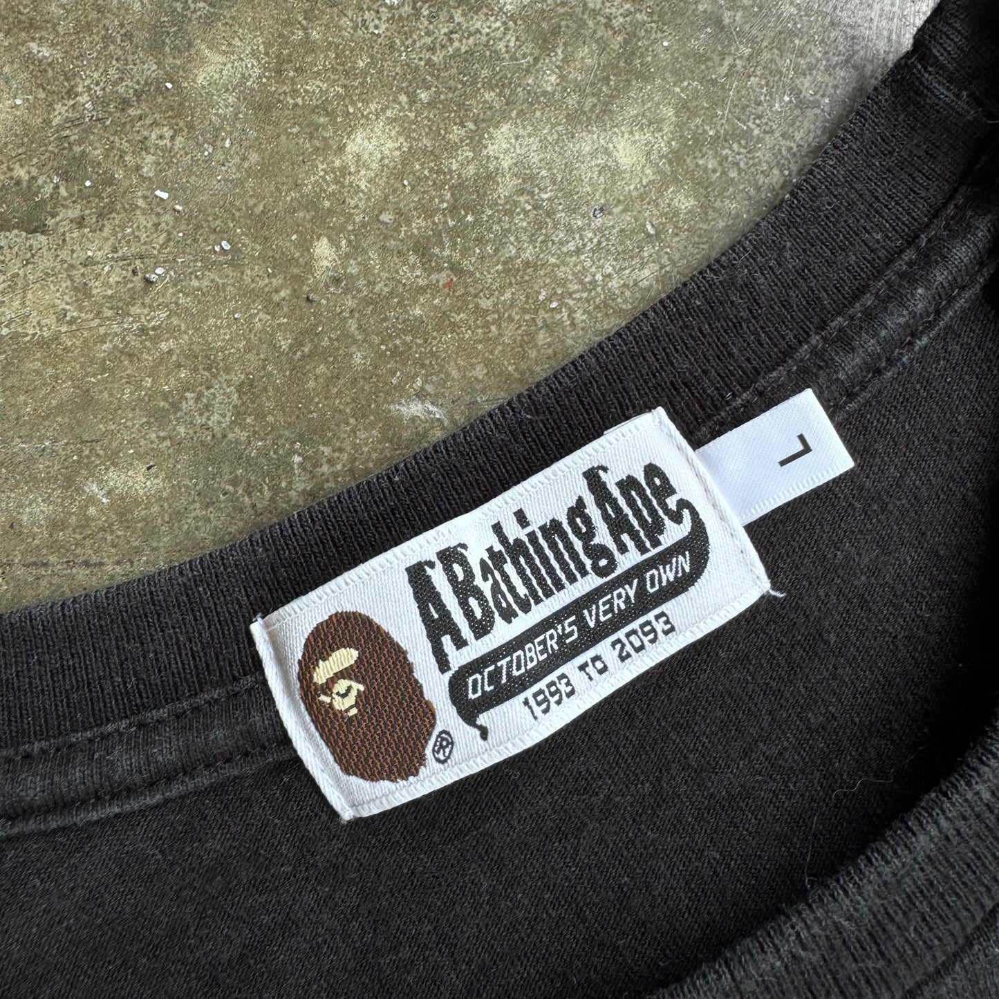 A Bathing Ape x OVO Drake Card Tee Black