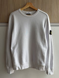 Stone Island Logo Patch Crewneck Lavanda