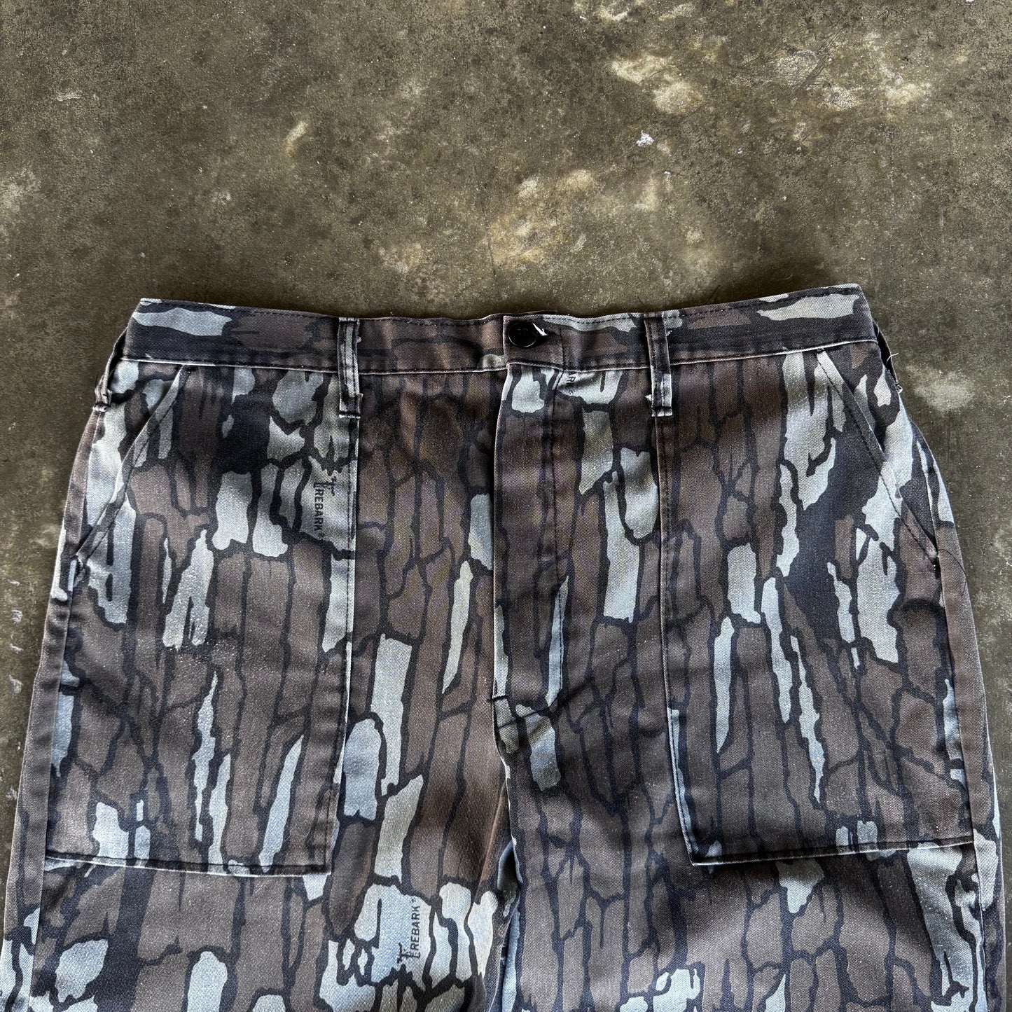 Vintage Trebark Wood Camo Pants