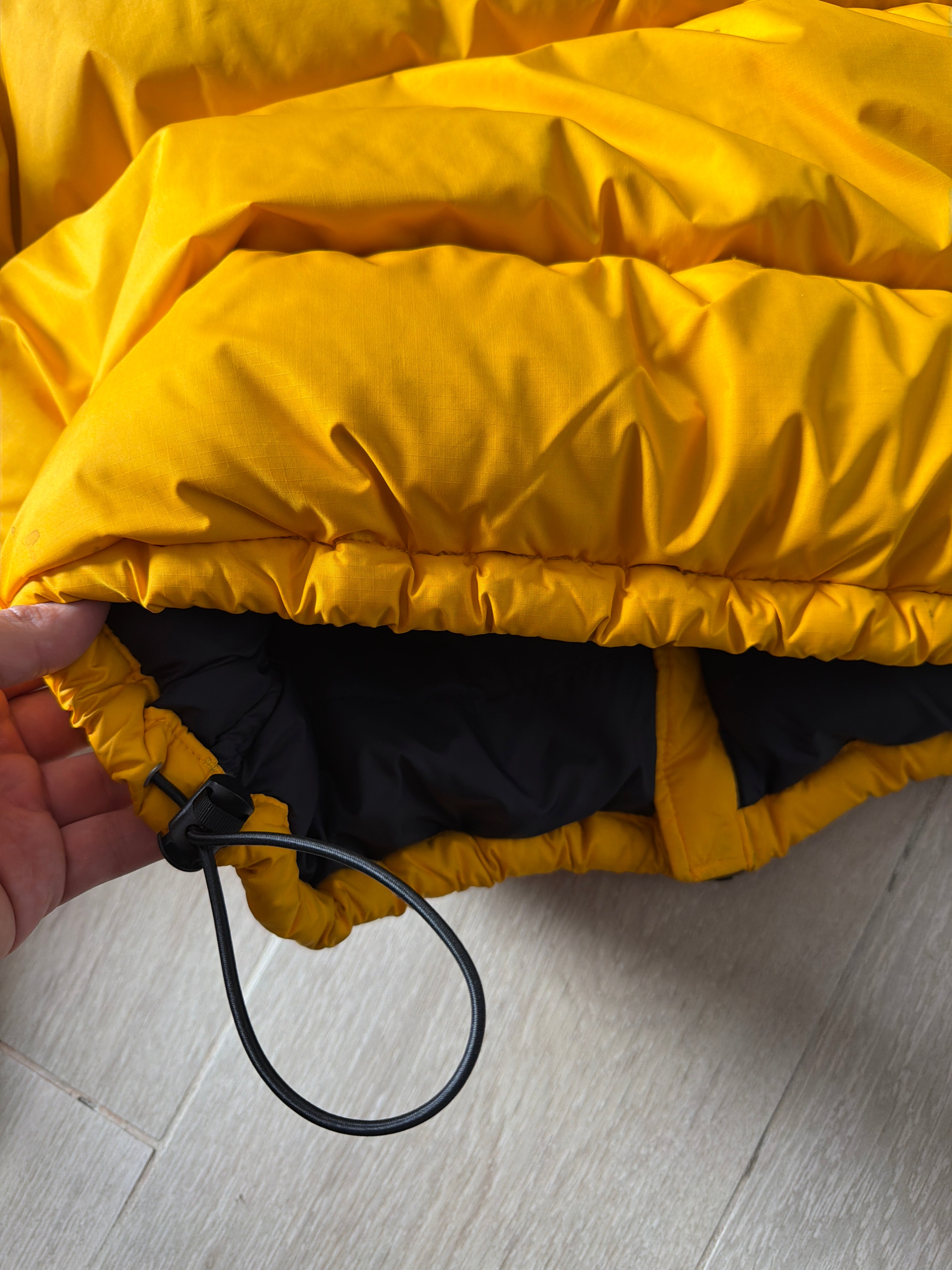 The North Face Nuptse 700 Yellow/Black