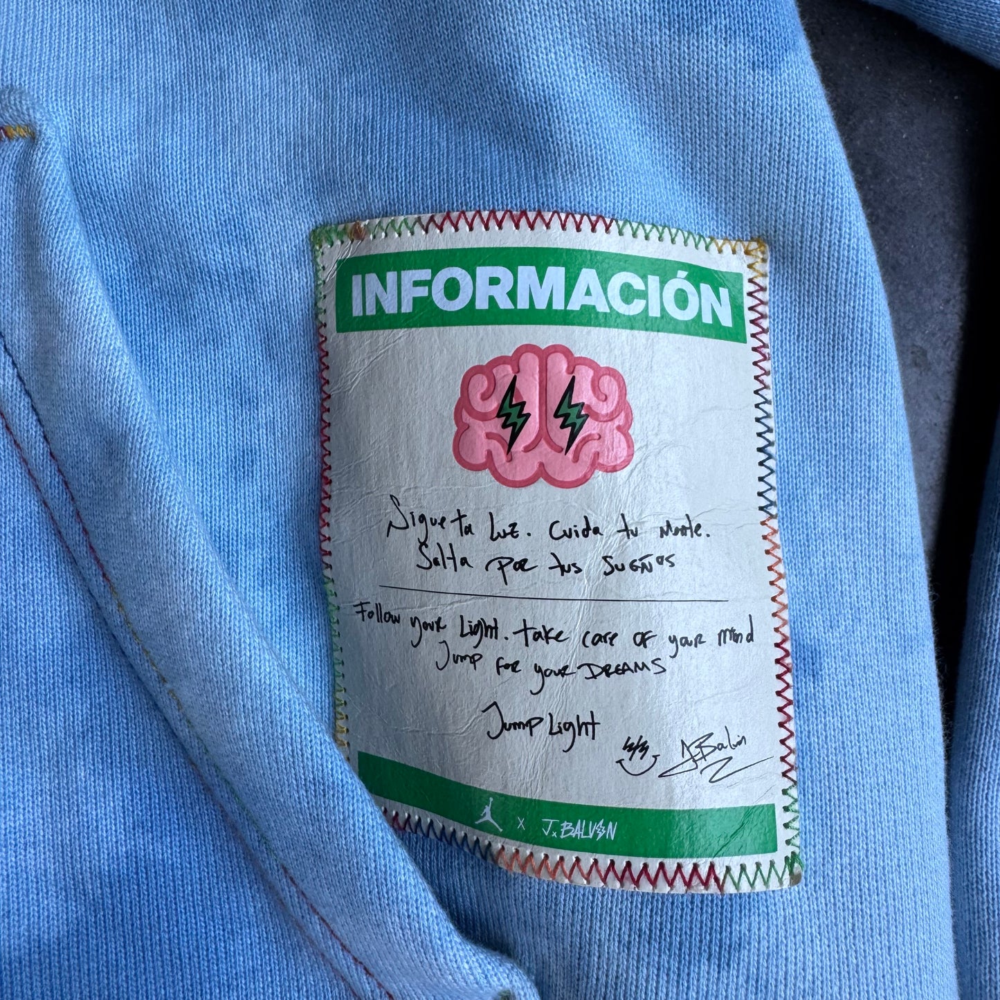 Jordan Brand x J Balvin Blue Hoodie