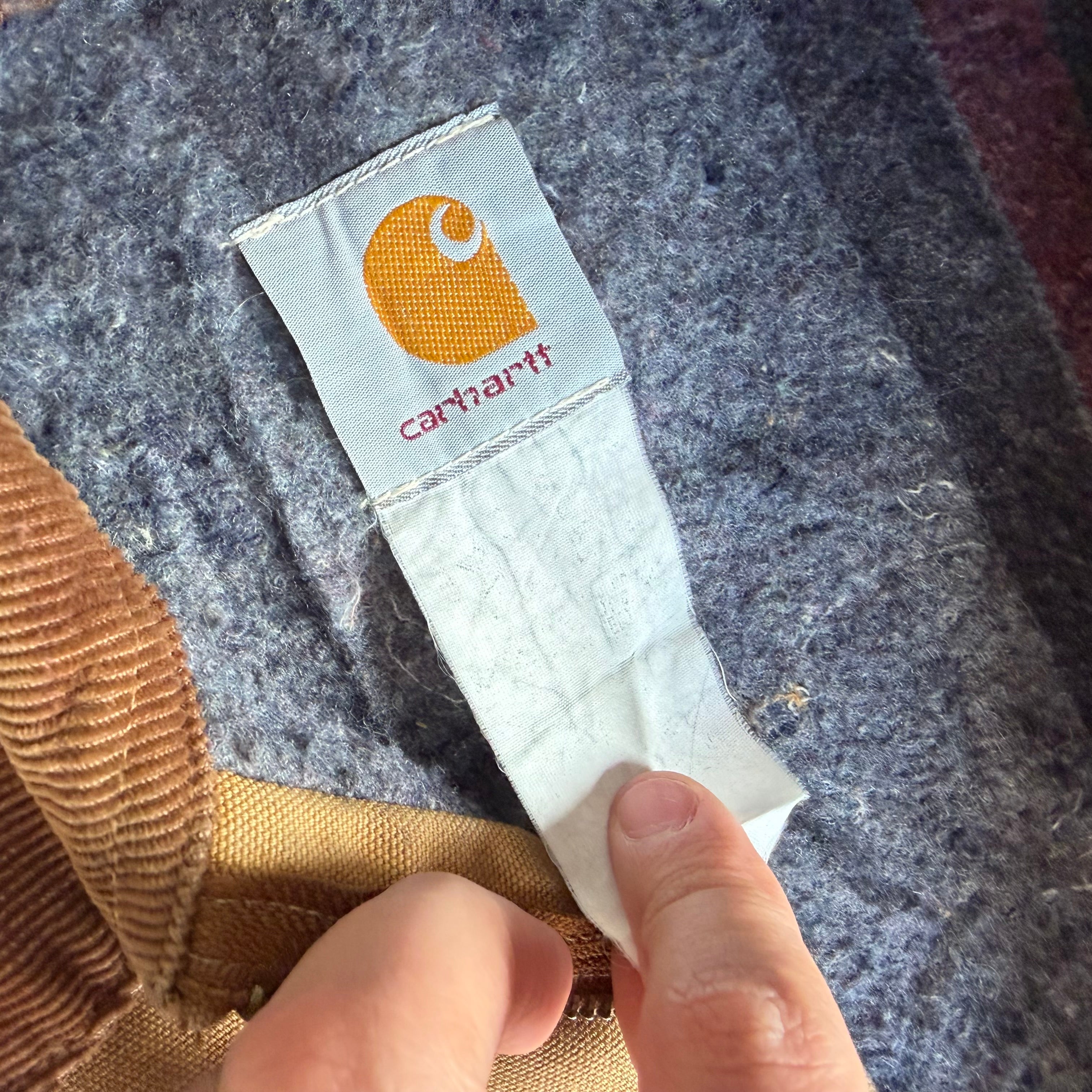 1990s Vintage Carhartt Detroit Jacket Tan “Sellen”