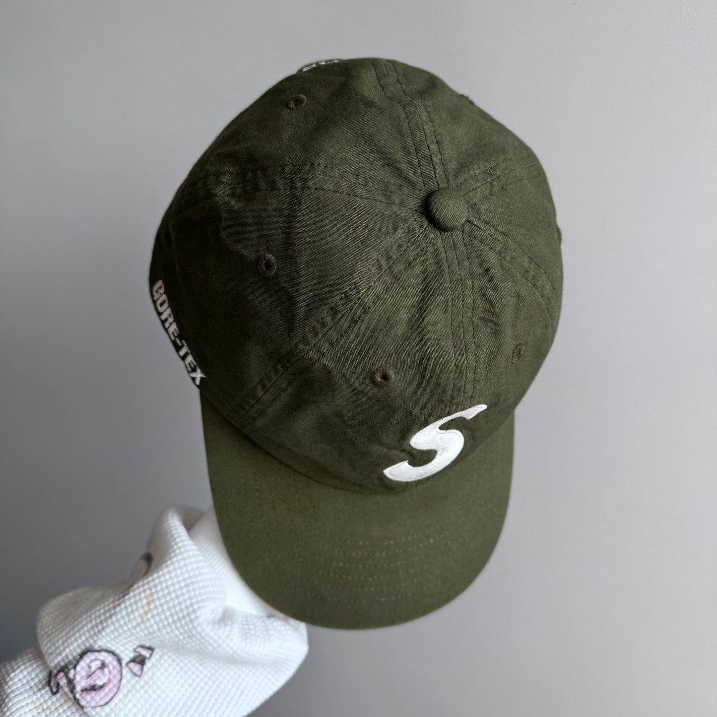 Supreme Gore-Tex S Logo Cap Green