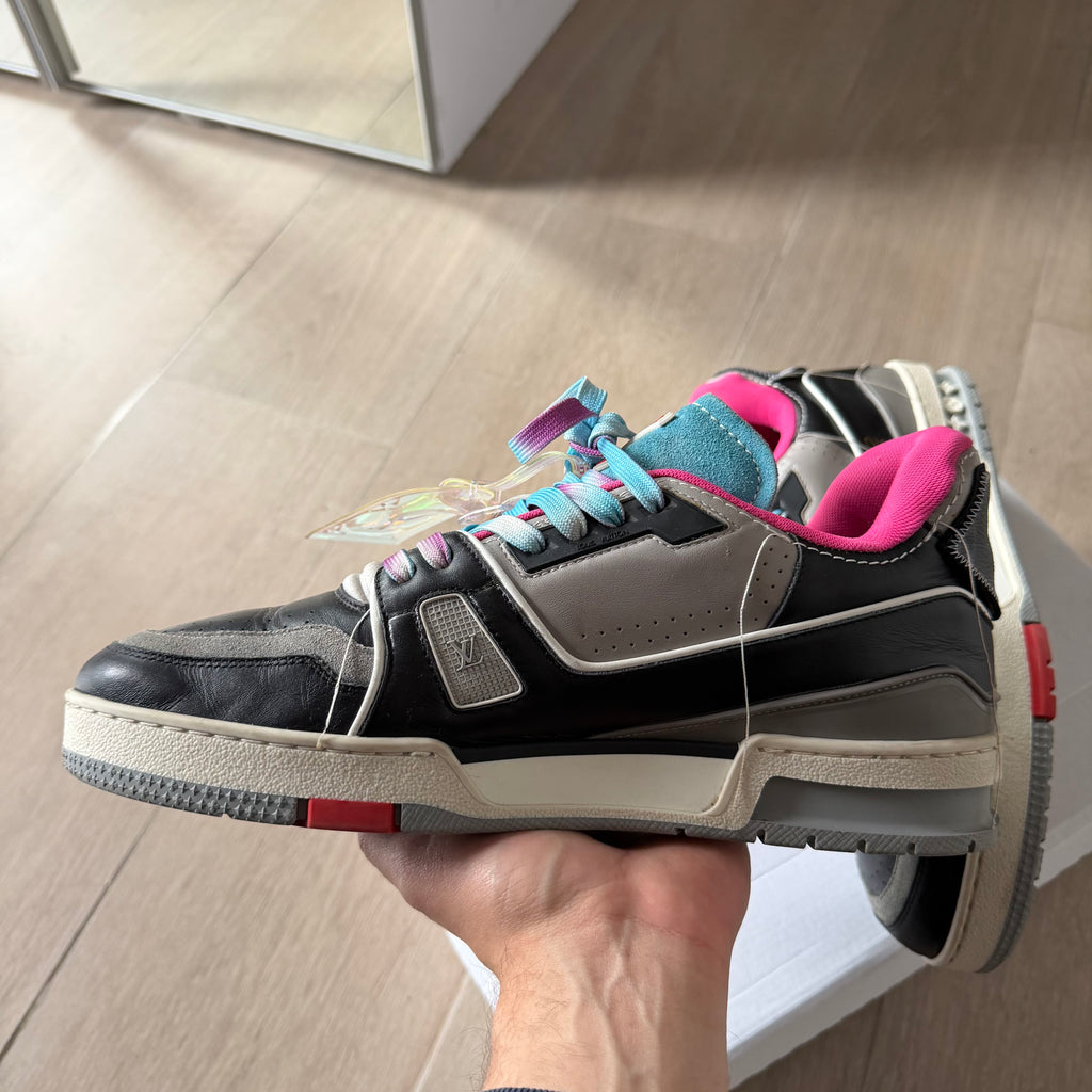 SS21 Louis Vuitton Upcycled Trainers Pink Multi *Virgil Abloh* (8.5LV)