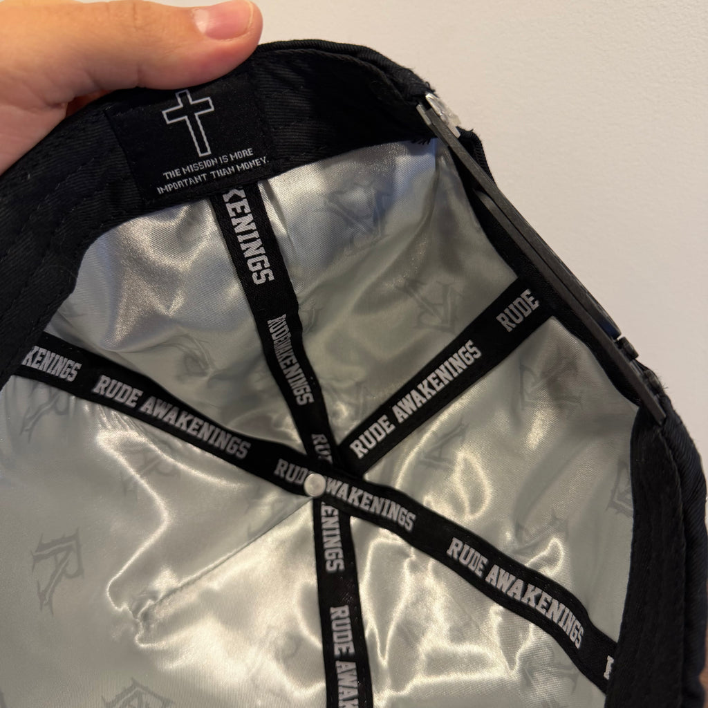 Rude Awakenings “NY CHROME” Cap Black