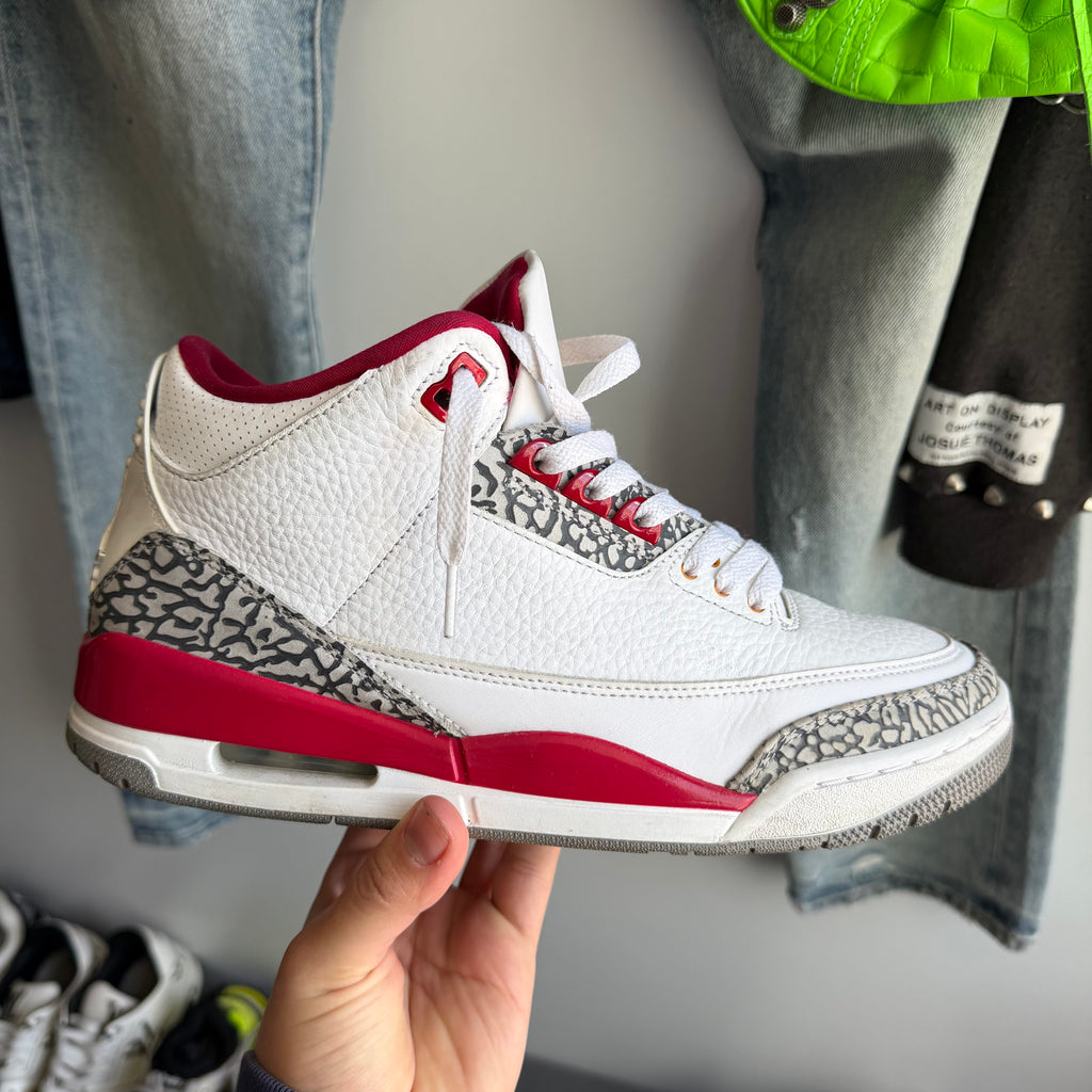 Jordan 3 Retro Cardinal Red (10US)