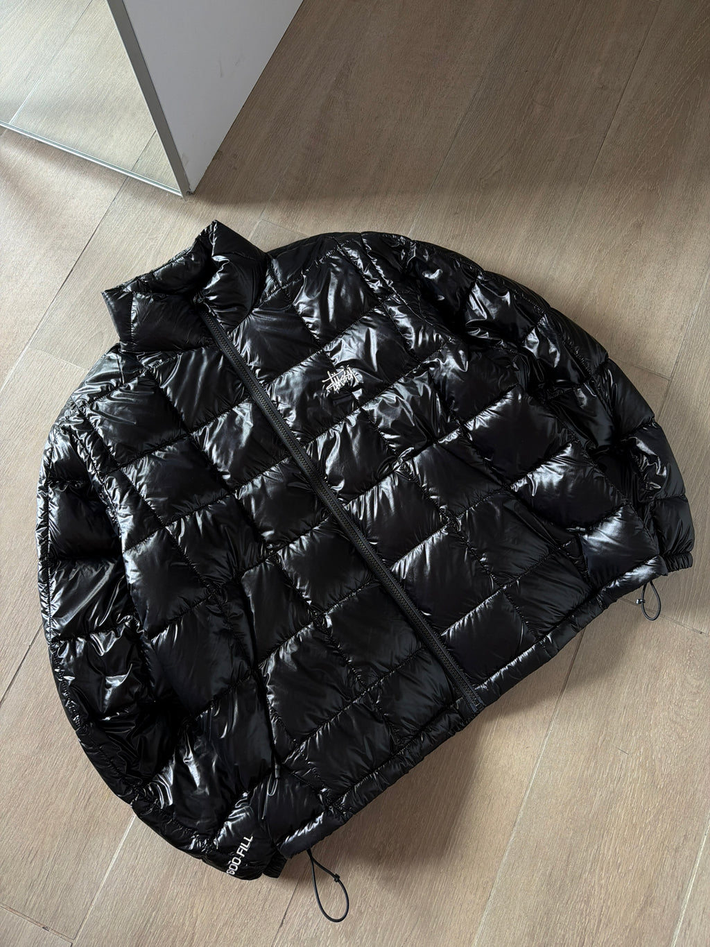 Stüssy Midweight Hooded Puffer Black (M)