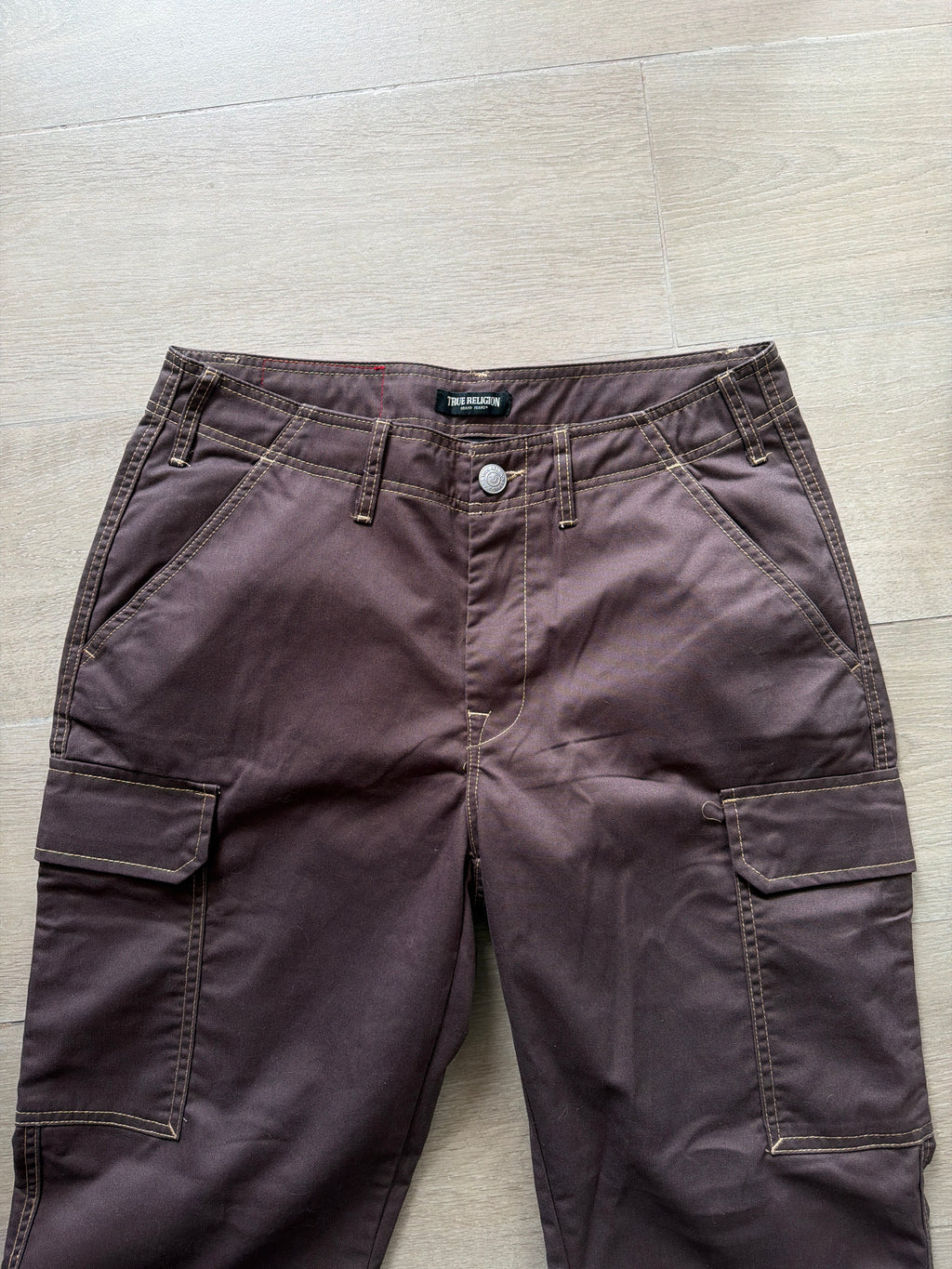 True Religion Cargo Pants Brown