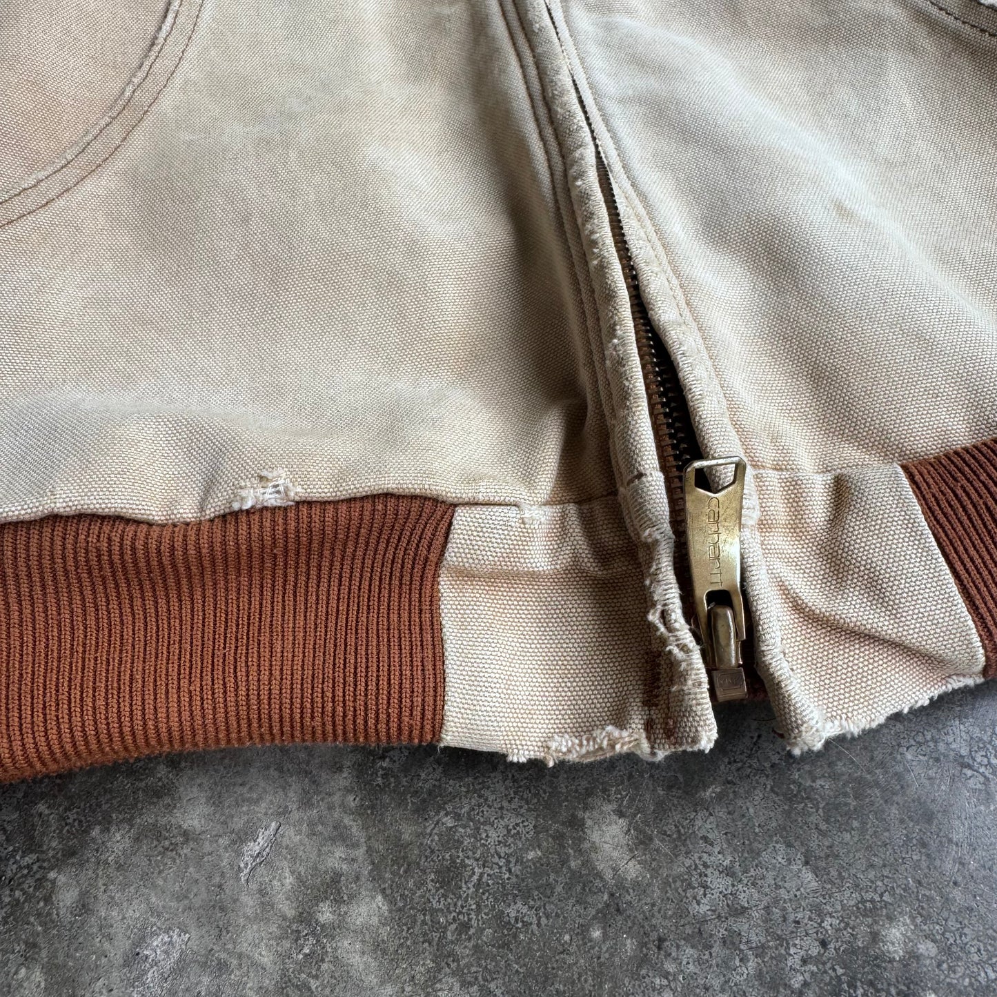 1990s Womens Vintage Carhartt Work Jacket “Tan”