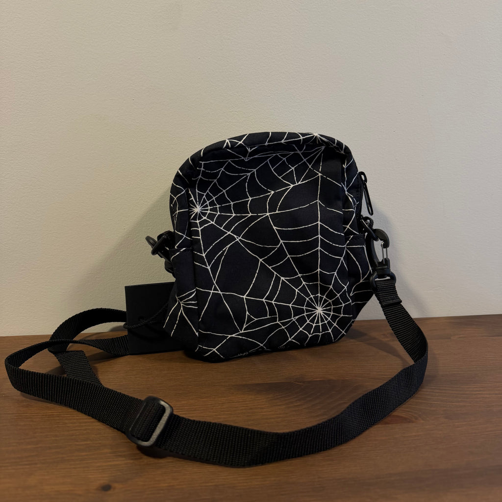 Neighborhood Spiderweb Shoulder Bag Black