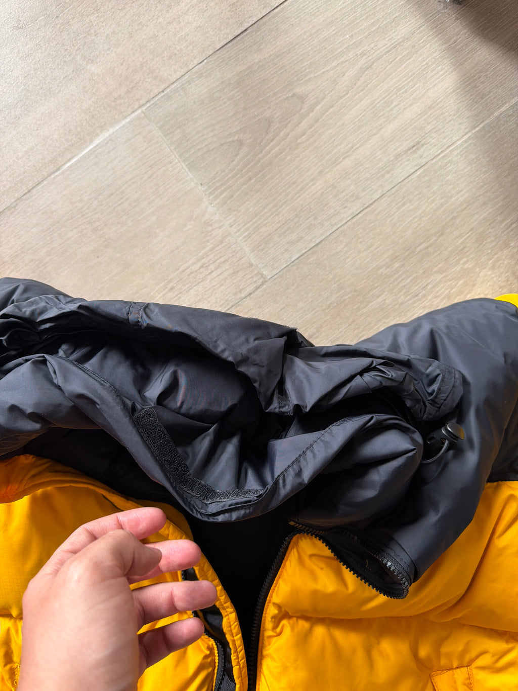 The North Face Nuptse 700 Yellow/Black