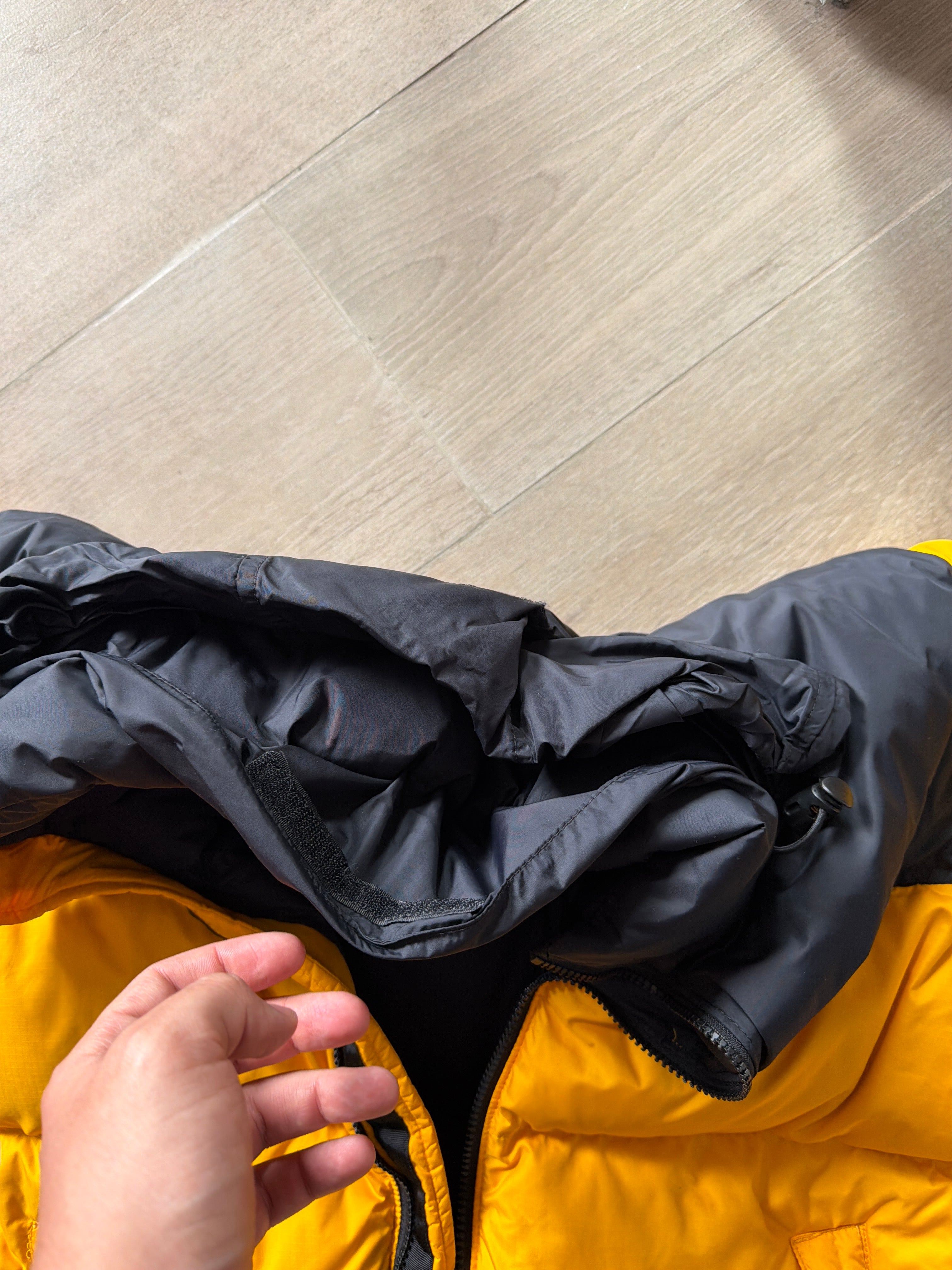 The North Face Nuptse 700 Yellow/Black