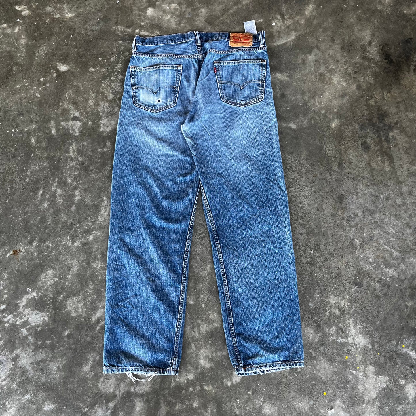 Vintage Baggy Levis 550 Distressed Denim Jeans
