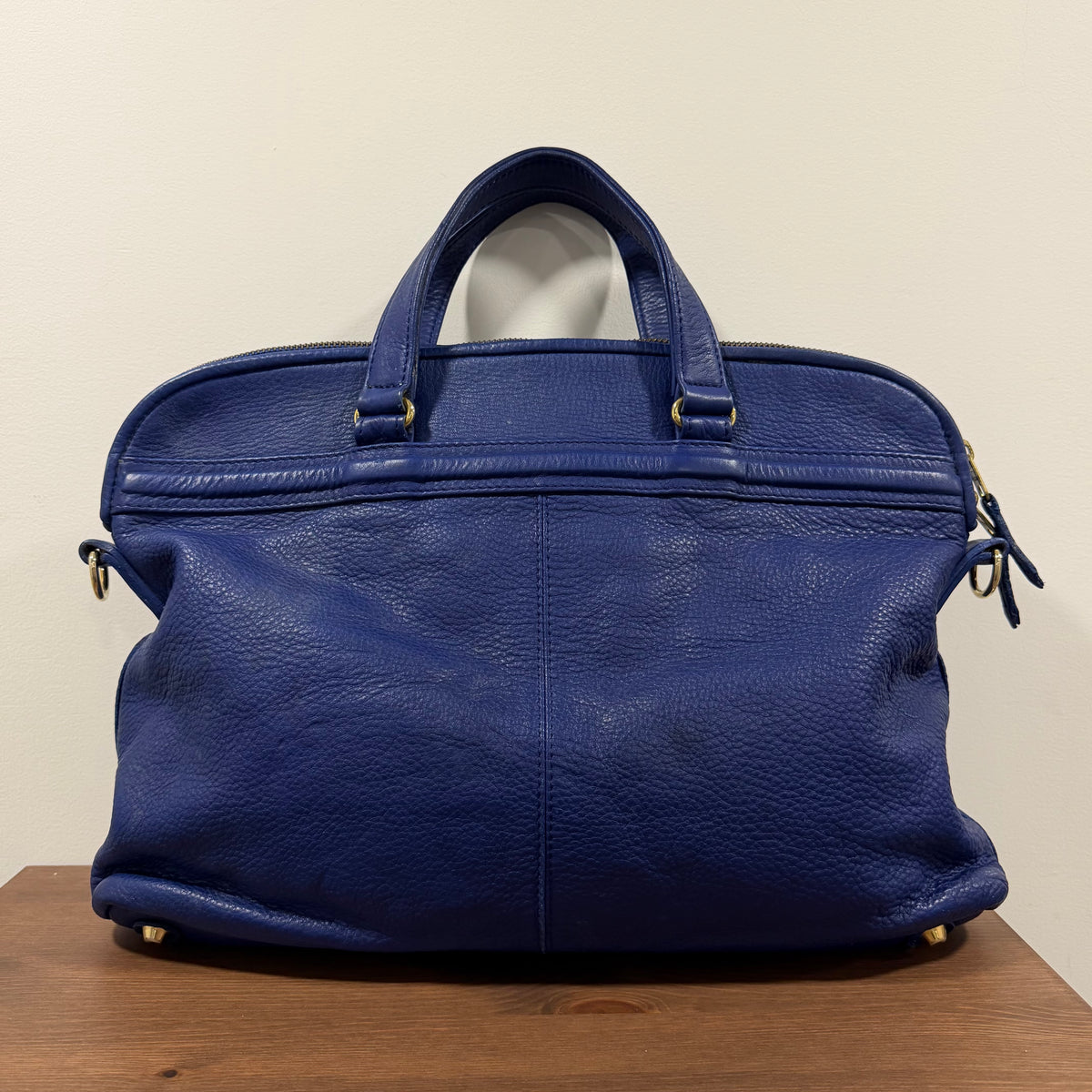 Vlieger & Vandam Leather Gun Bag Blue