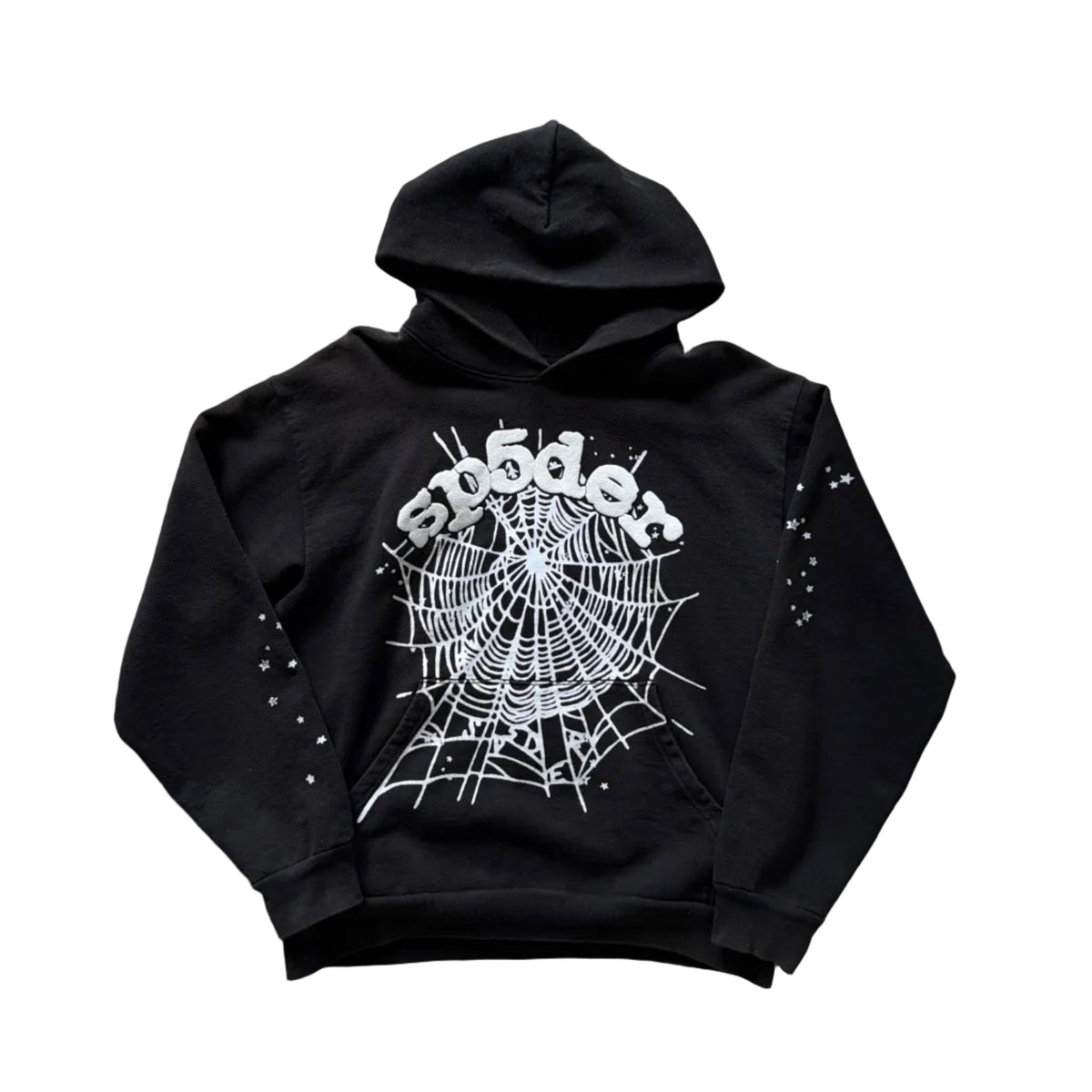 Sp5der OG Web Hoodie Black (L)