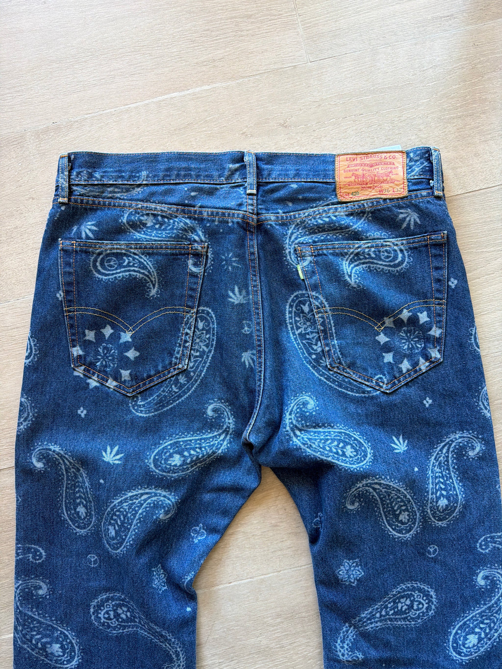 Levis x Snoop Dogg Lot 420 Paisley Bandana Jeans