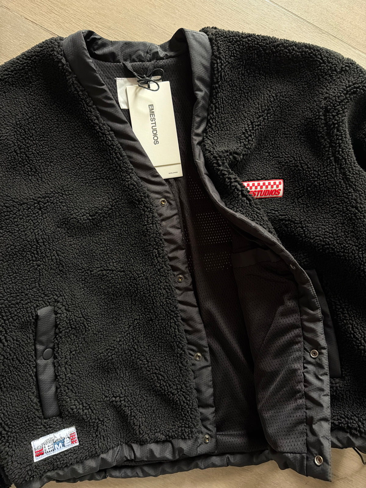 Emestudios CPH Polar Bottle Cardigan Black (S/M)