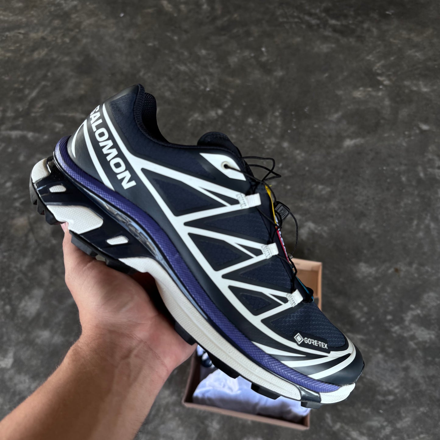 Salomon XT-6 GTX Carbon/Vanilla