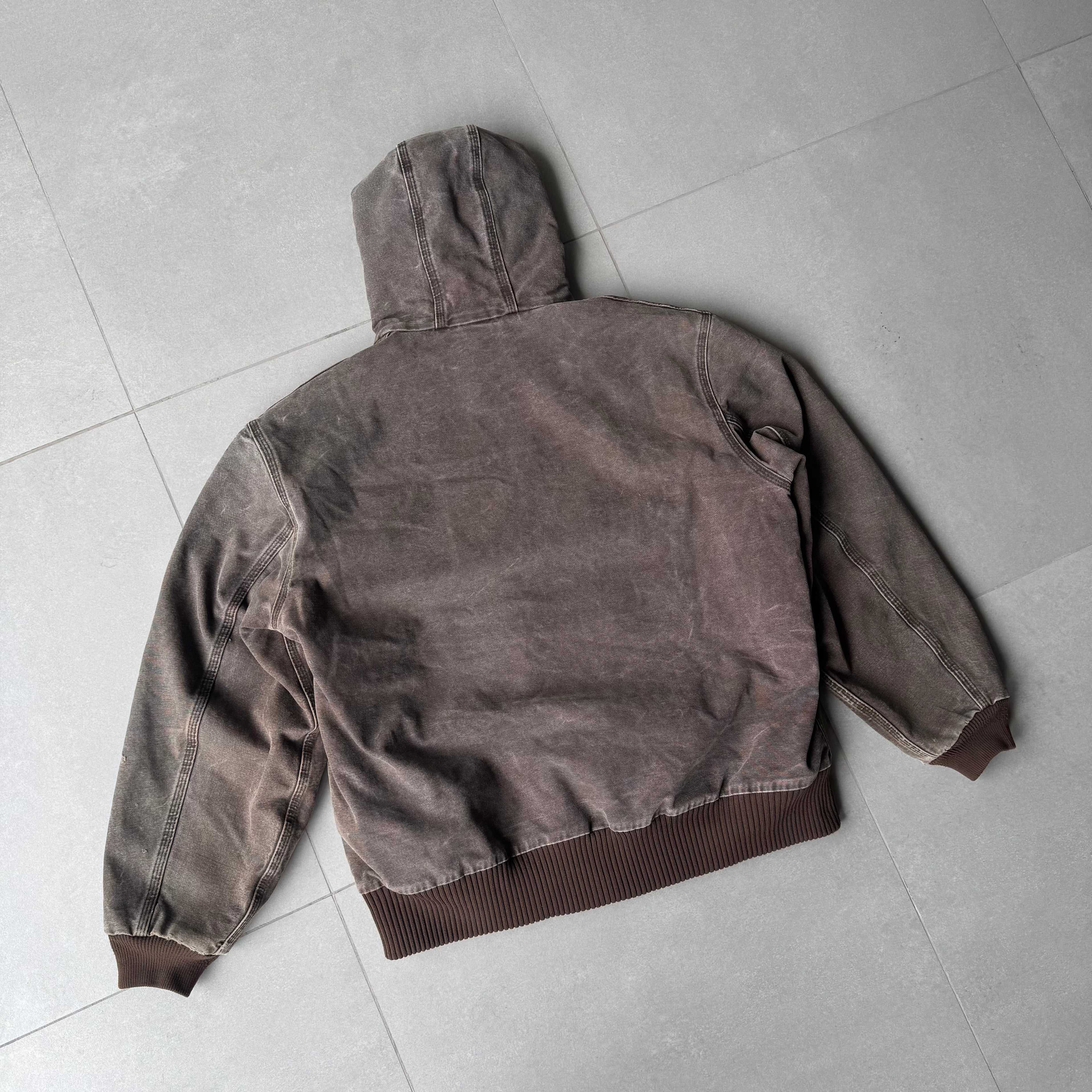 2004 Carhartt Hooded Work Jacket “Brown”