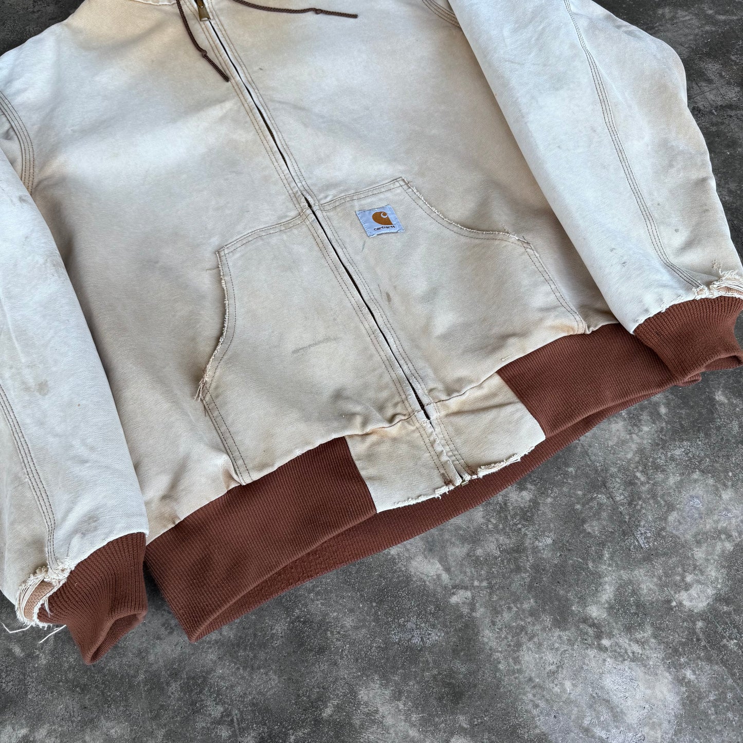 1990s Vintage Carhartt Trashy/Tan Work Jacket