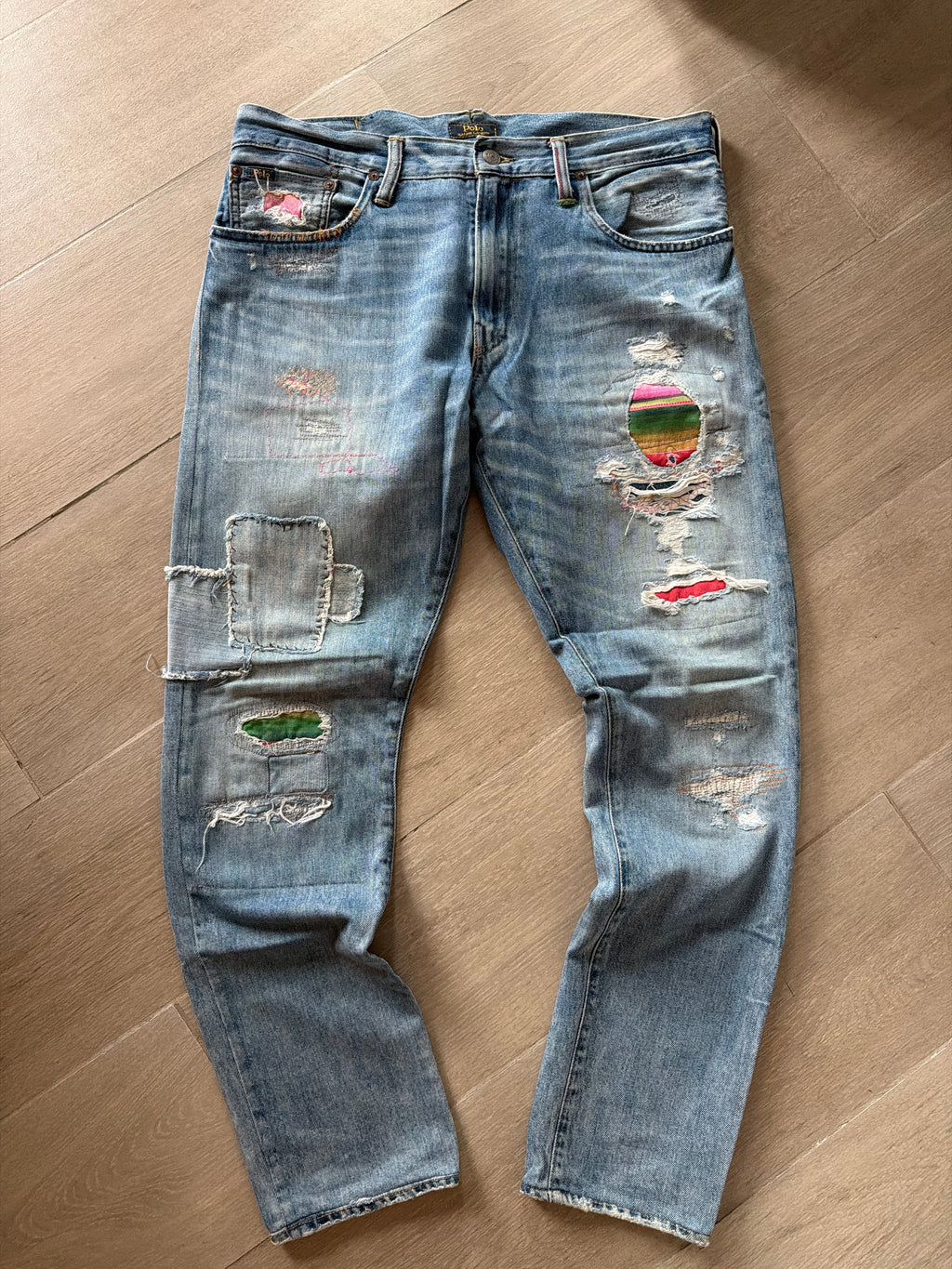 Polo Ralph Lauren Sullivan Slim Distressed Jeans (32w)