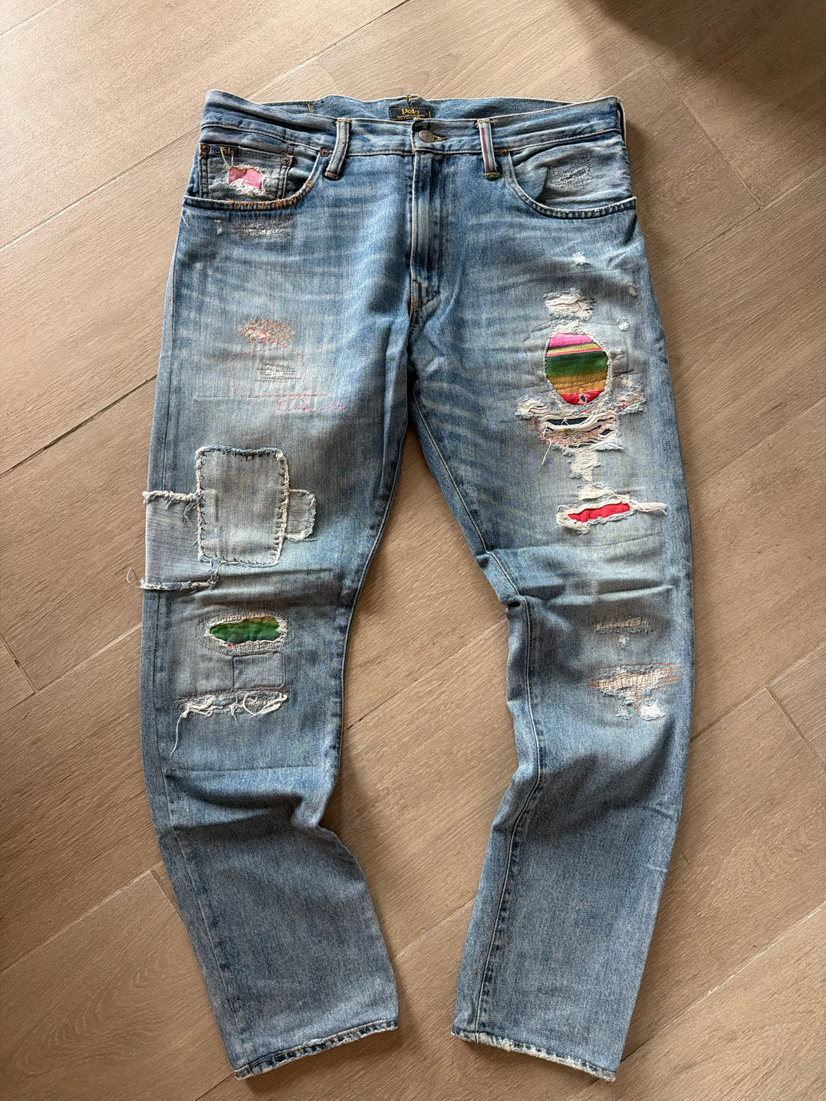 Polo Ralph Lauren Sullivan Slim Distressed Jeans (32w)