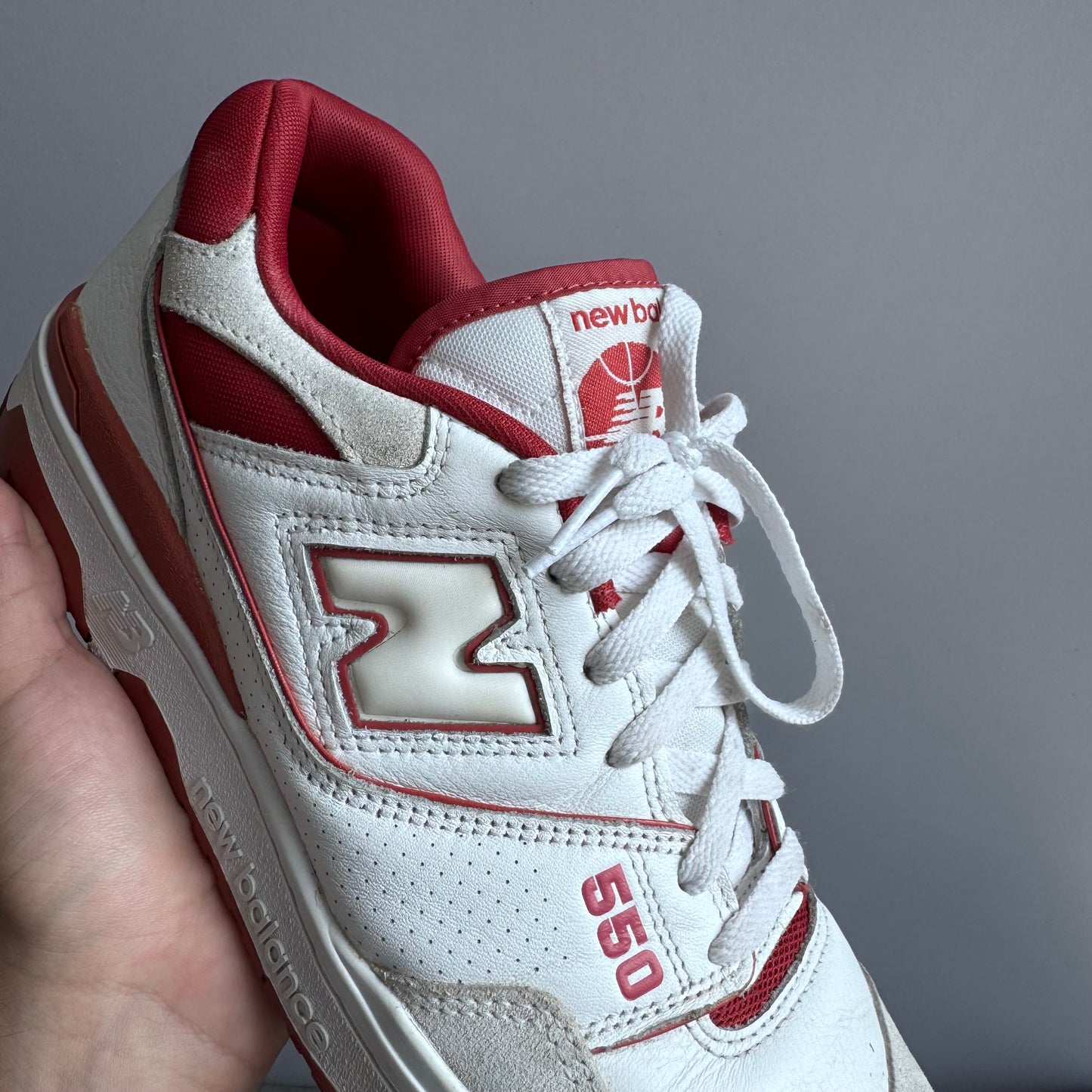 New Balance 550 Sea Salt Burgundy