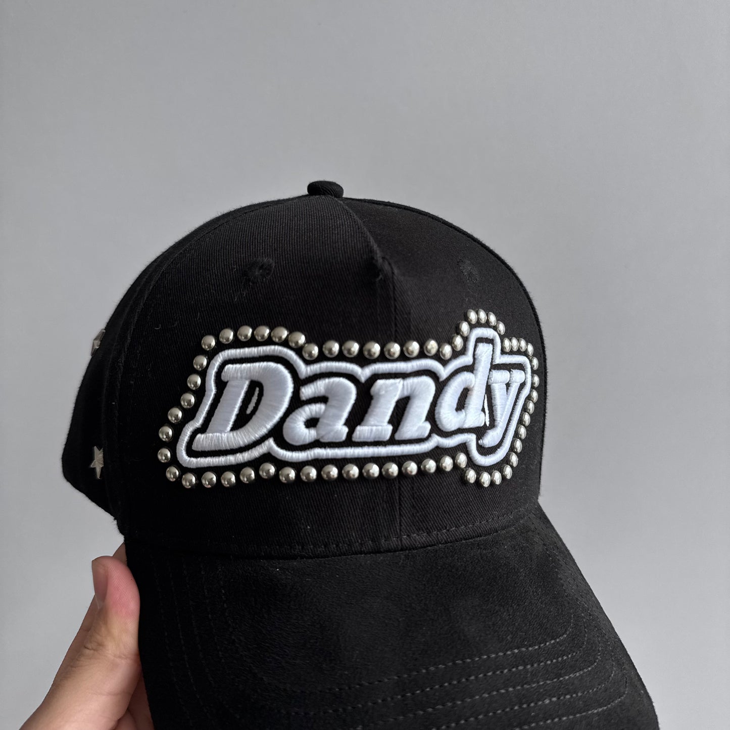 Dandy Hats Stars&Studs Cap Black