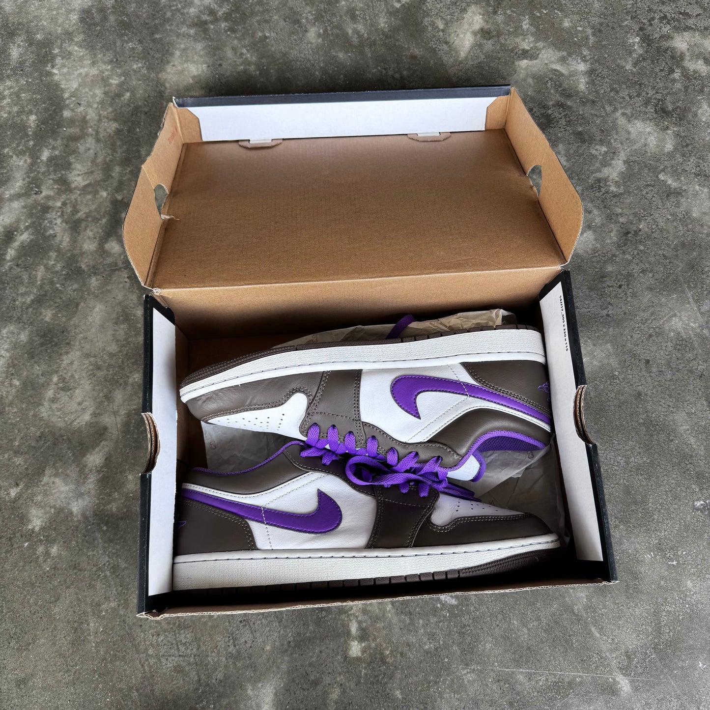 Jordan 1 Low Purple/Brown