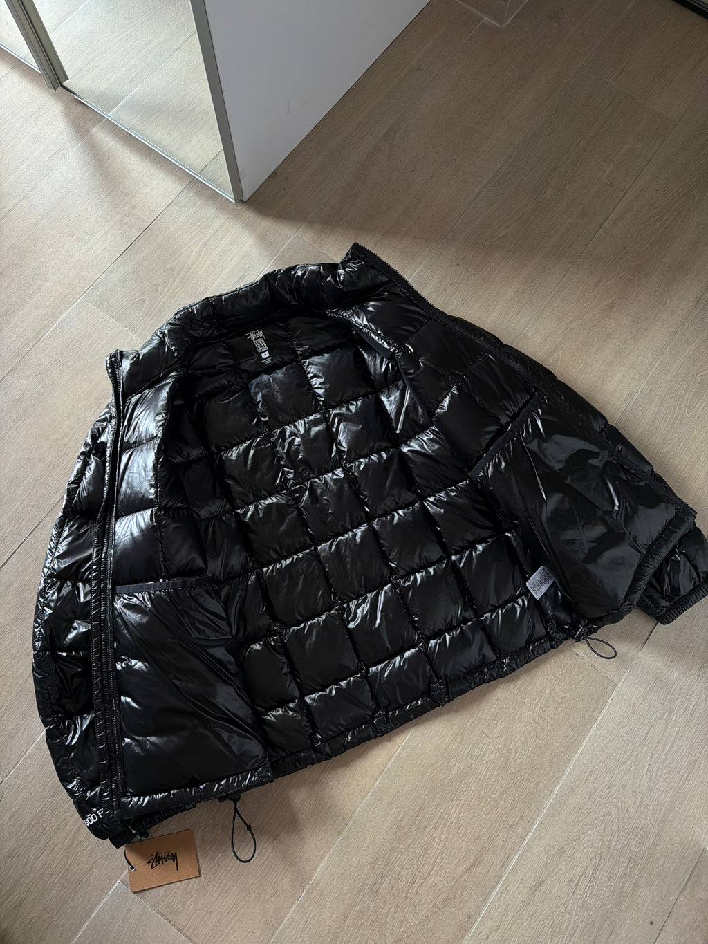 Stüssy Midweight Hooded Puffer Black (M)