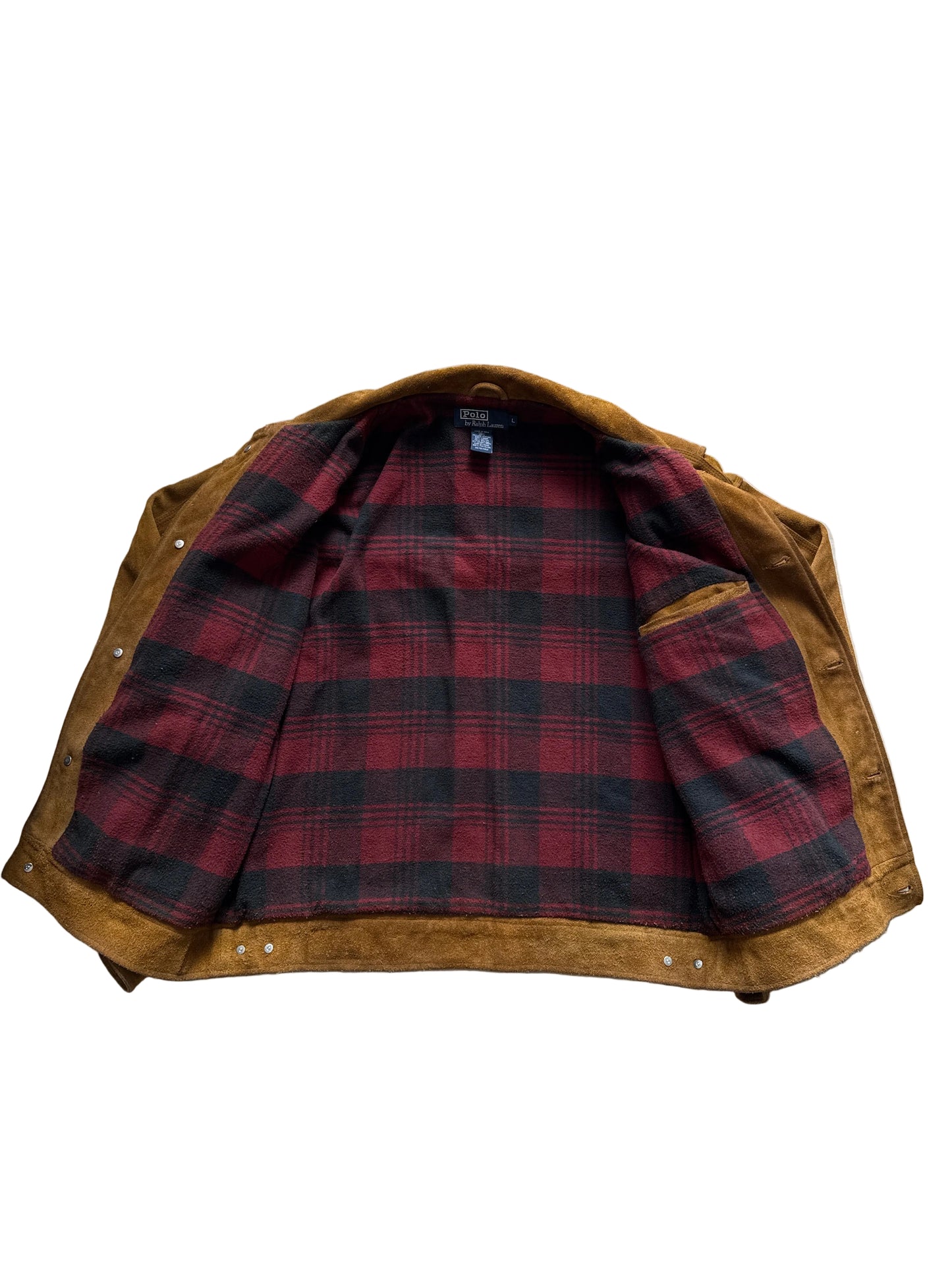 Vintage Polo By Ralph Lauren RRL 100% Genuine Leather Cowboy Jacket