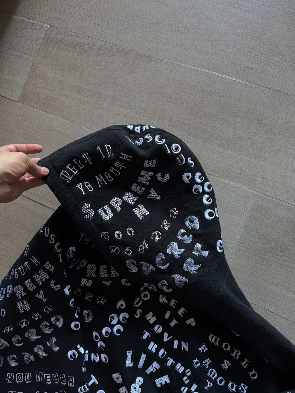 Supreme Too Deadly Hooded Sweatshirt