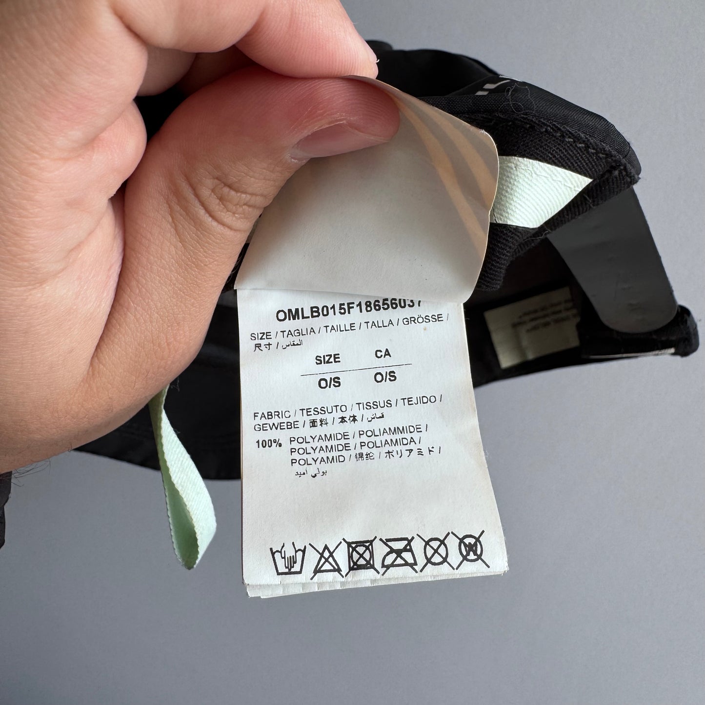 Off-White c/o Virgil Abloh x Gore-Tex Black Baseball Cap