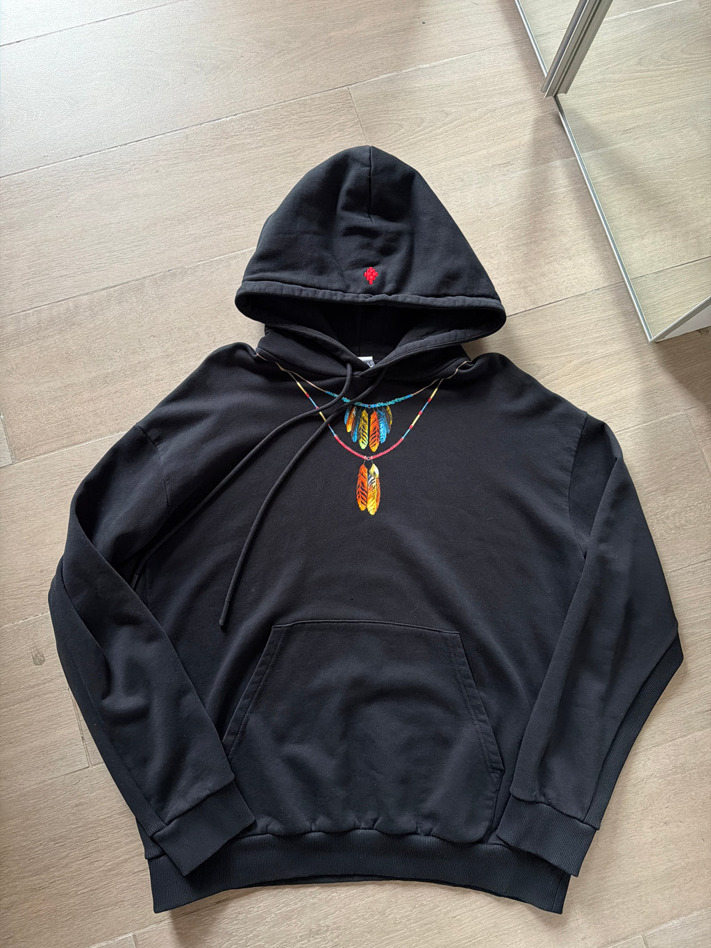 Marcelo Burlon Feathers Necklace Hoodie (M)