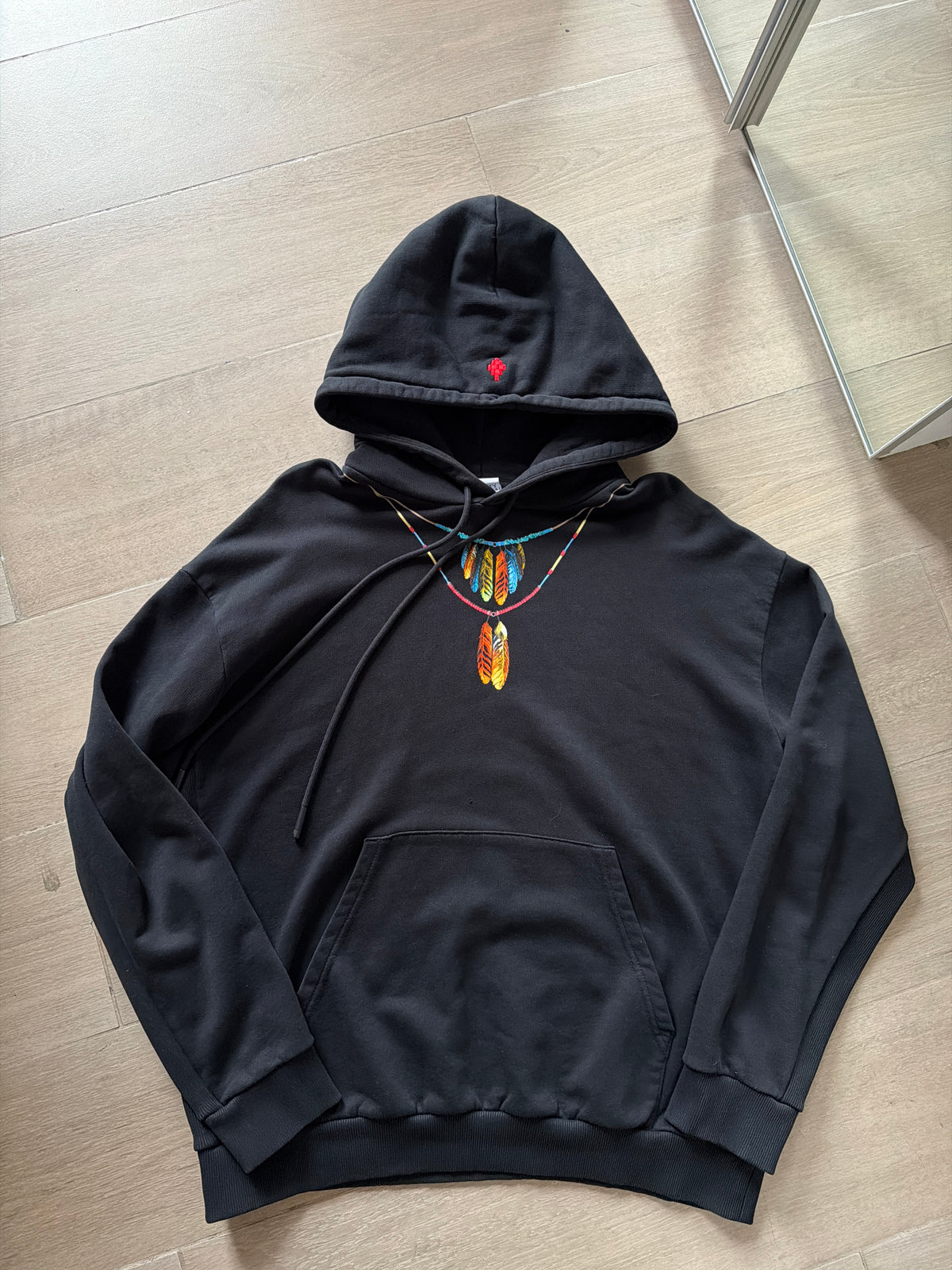 Marcelo Burlon Feathers Necklace Hoodie (M)