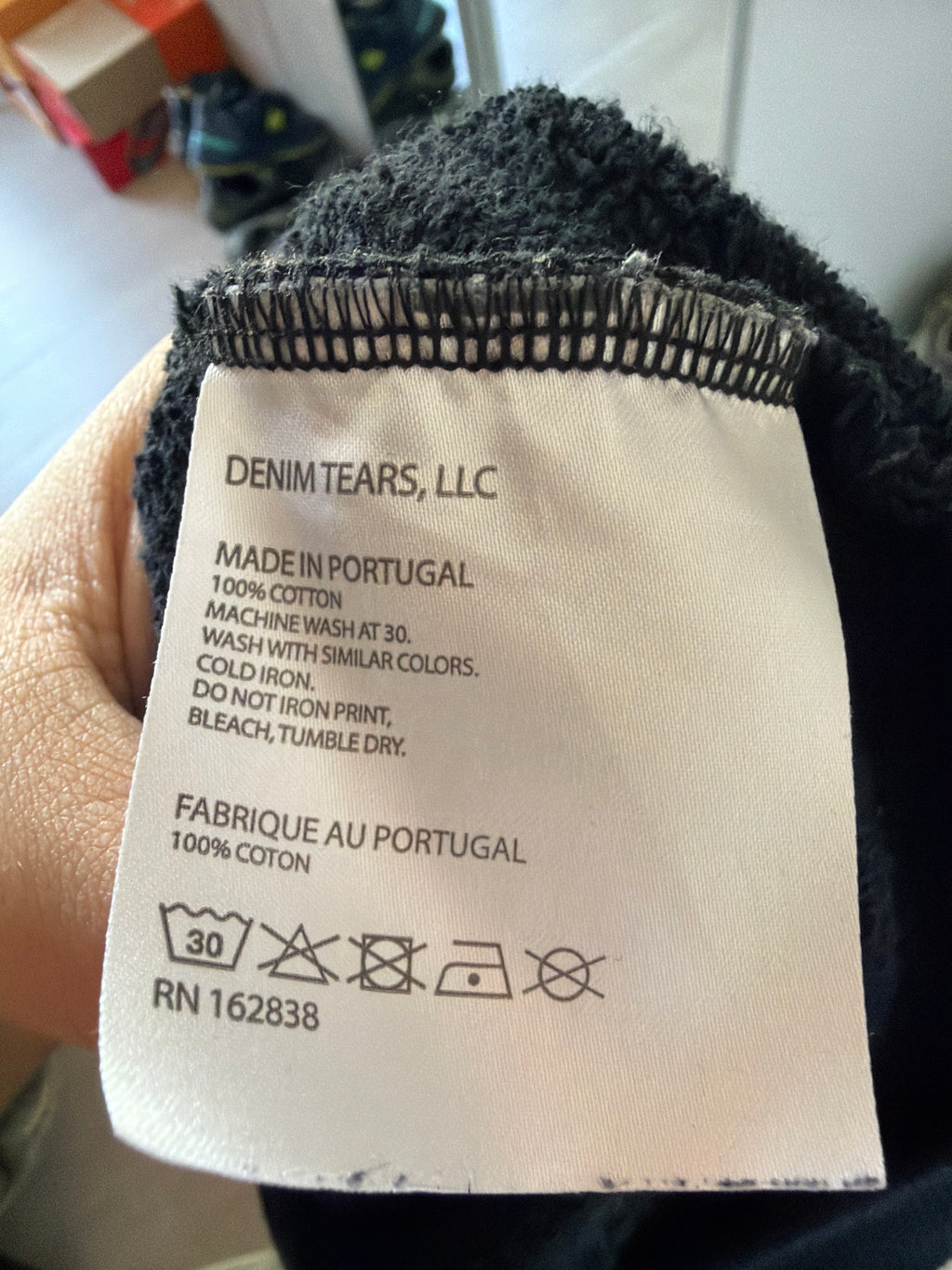 Denim Tears Cotton Wreath Sweatshirt Black (M)