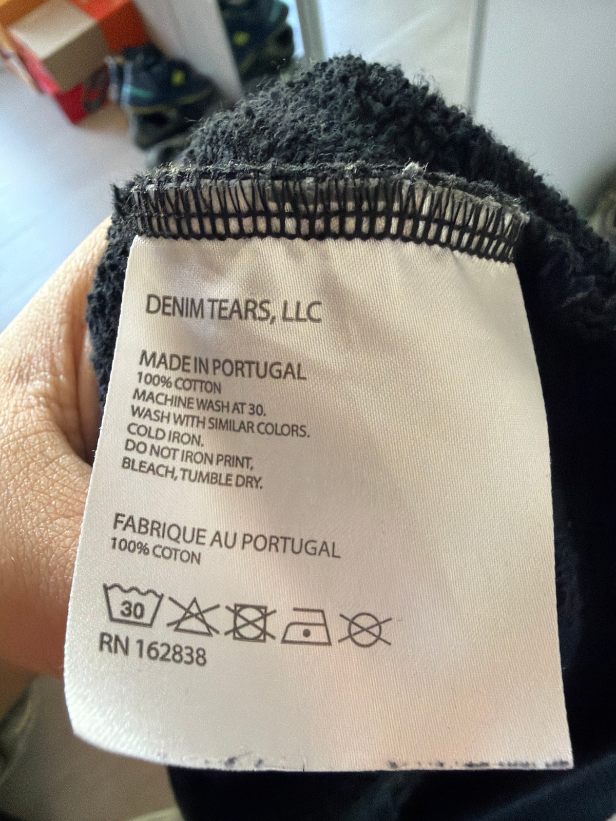 Denim Tears Cotton Wreath Sweatshirt Black (M)