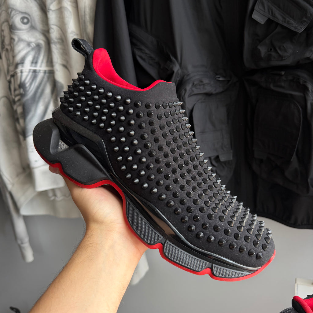 Christian Louboutin Spike Sock Black