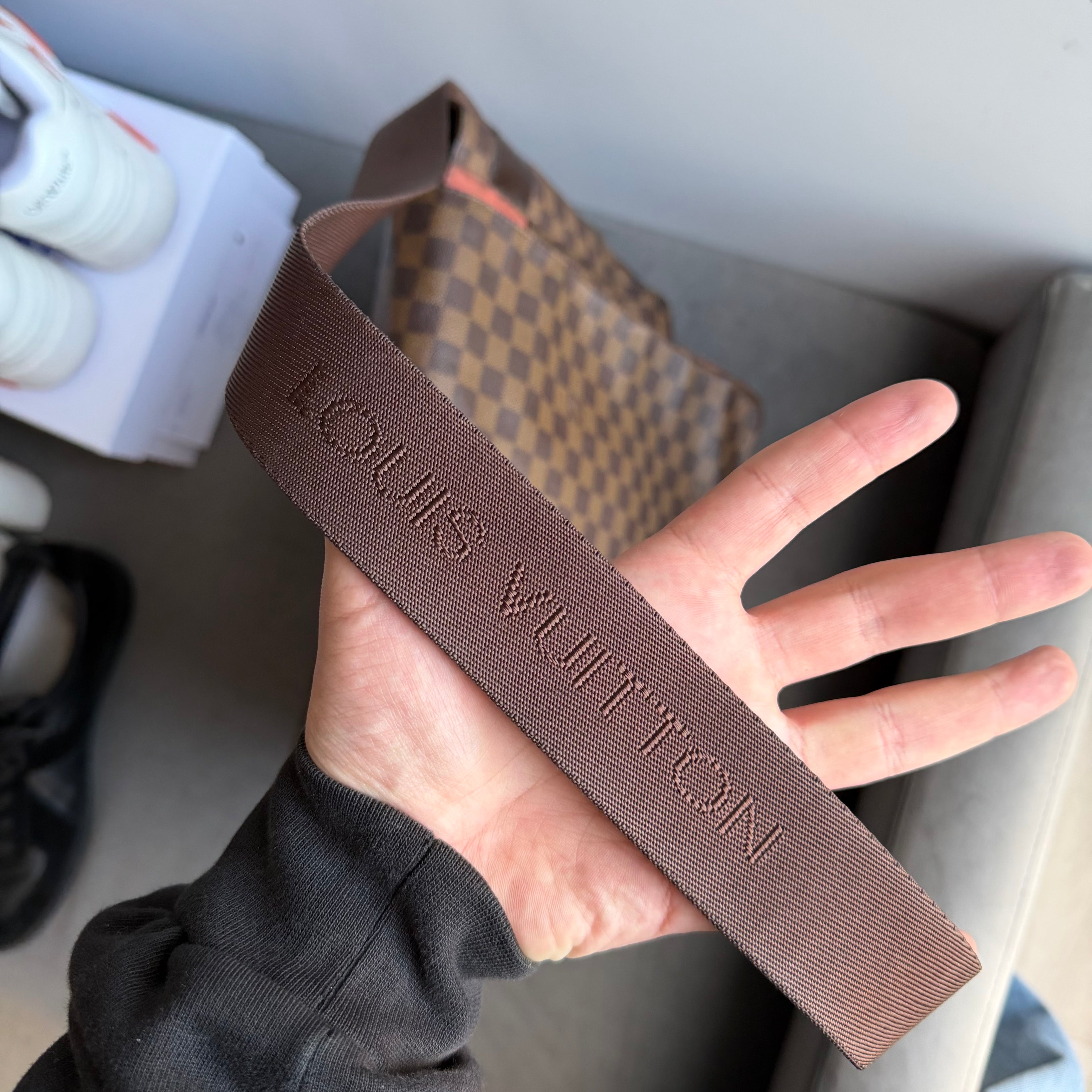 Louis Vuitton Damier Ebene Bastille Messenger Bag