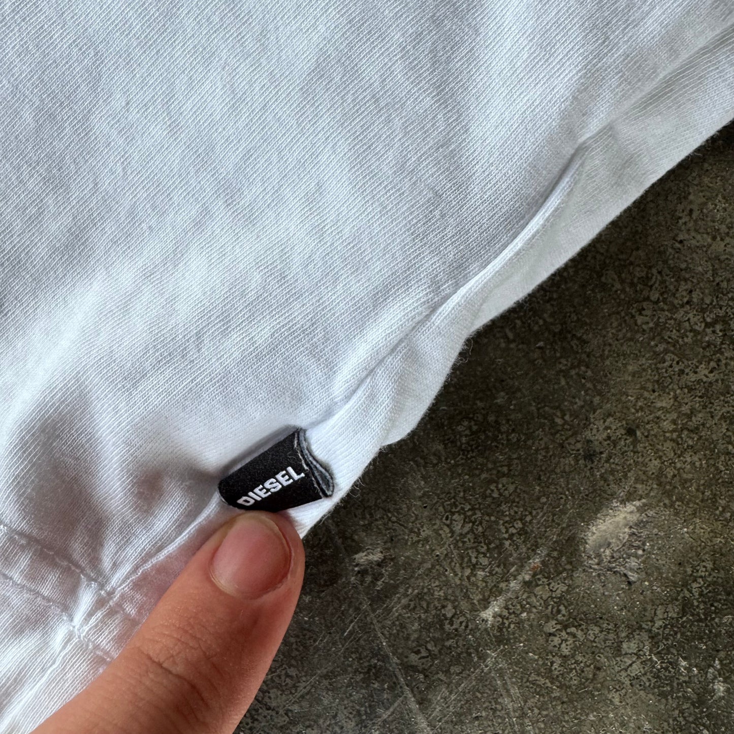 Diesel T-Rexx Logo White Tee