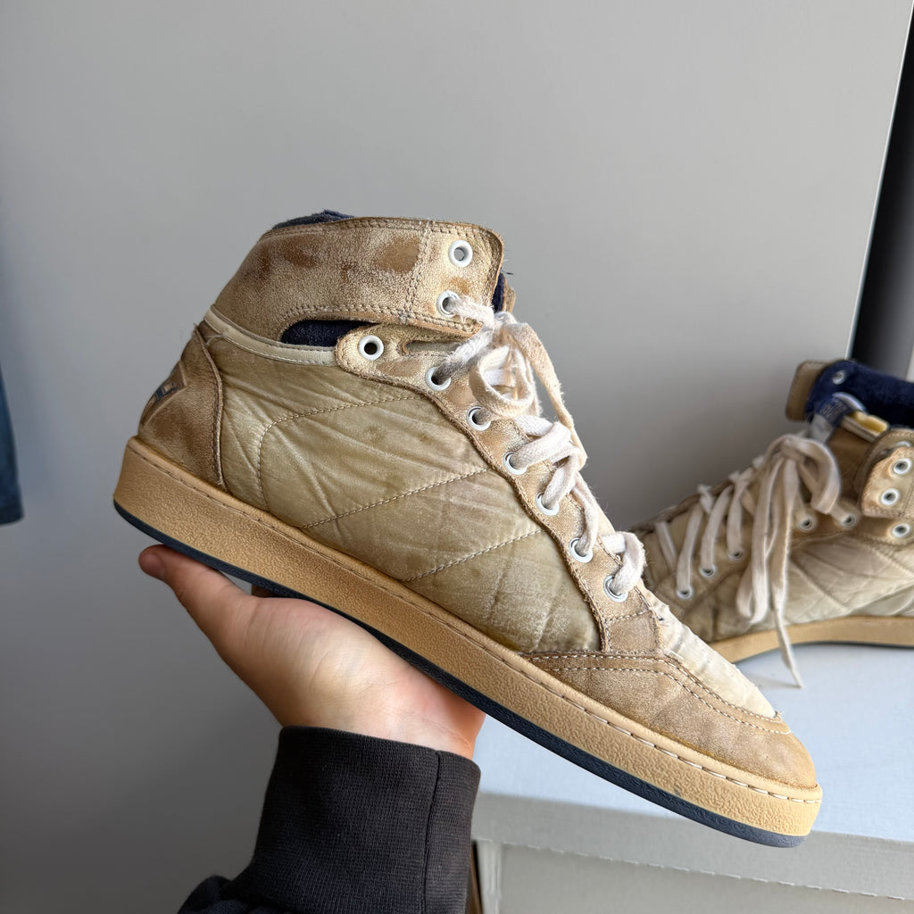 Golden Goose Sky-Star Sneakers White/Dark Blue