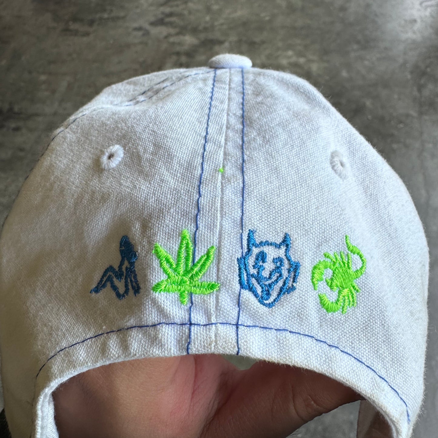 Palace Skates 6-Panel White Cap