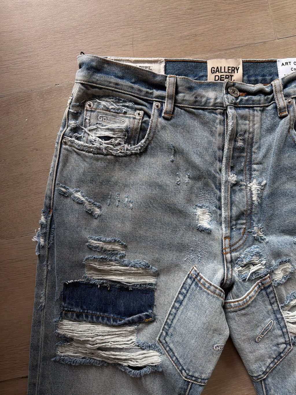 Gallery Dept. Bowery 5001 Distressed Denim Vintage Blue