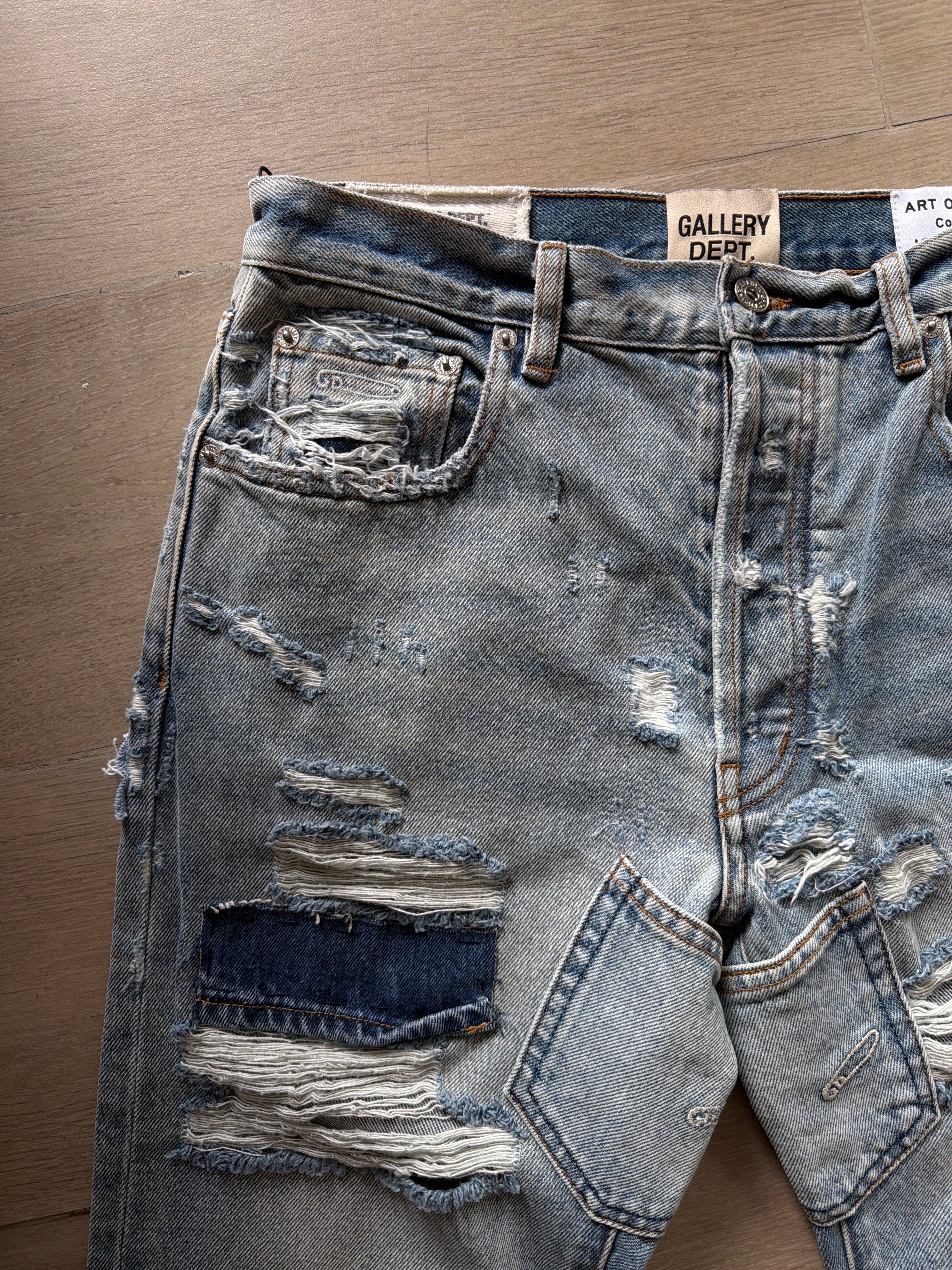 Gallery Dept. Bowery 5001 Distressed Denim Vintage Blue