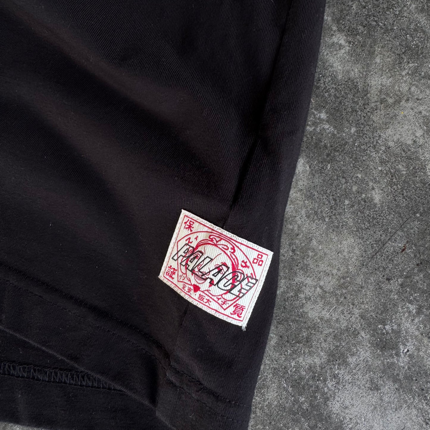 Palace x Evisu Logo Tee Black