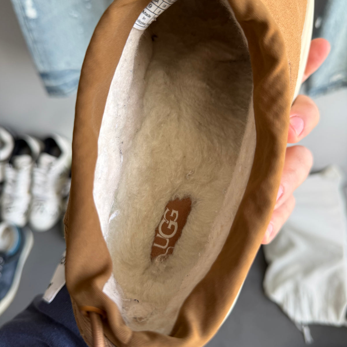 UGG M Tasman Weather Hybrid Chestnut Whitecap (9US)