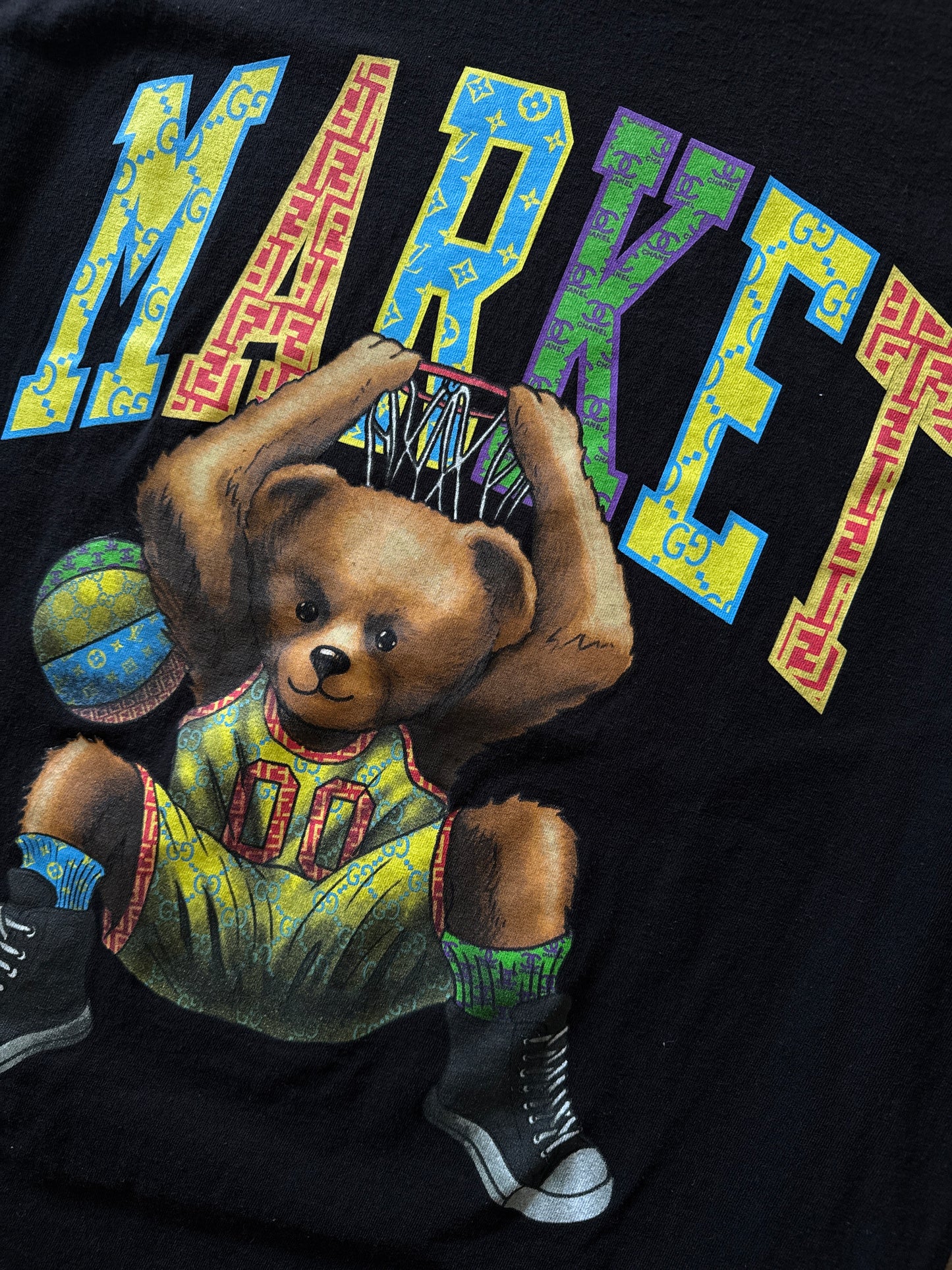 Chinatown Market All Star NBA Bear What The Dunk Supreme Tee