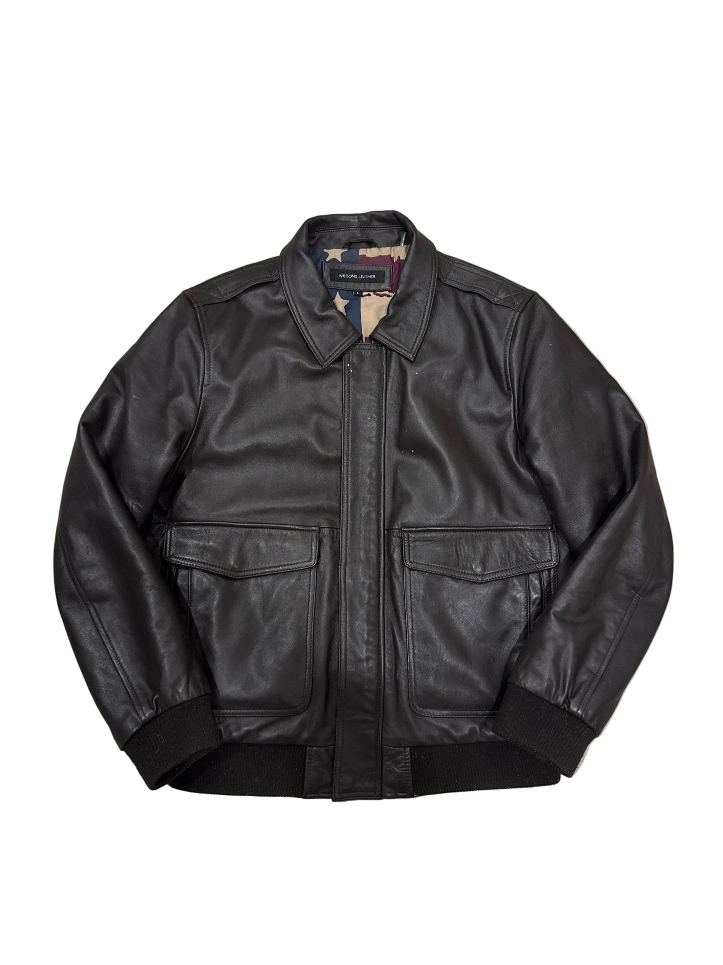Wilson Leather Lamb Bomber Jacket